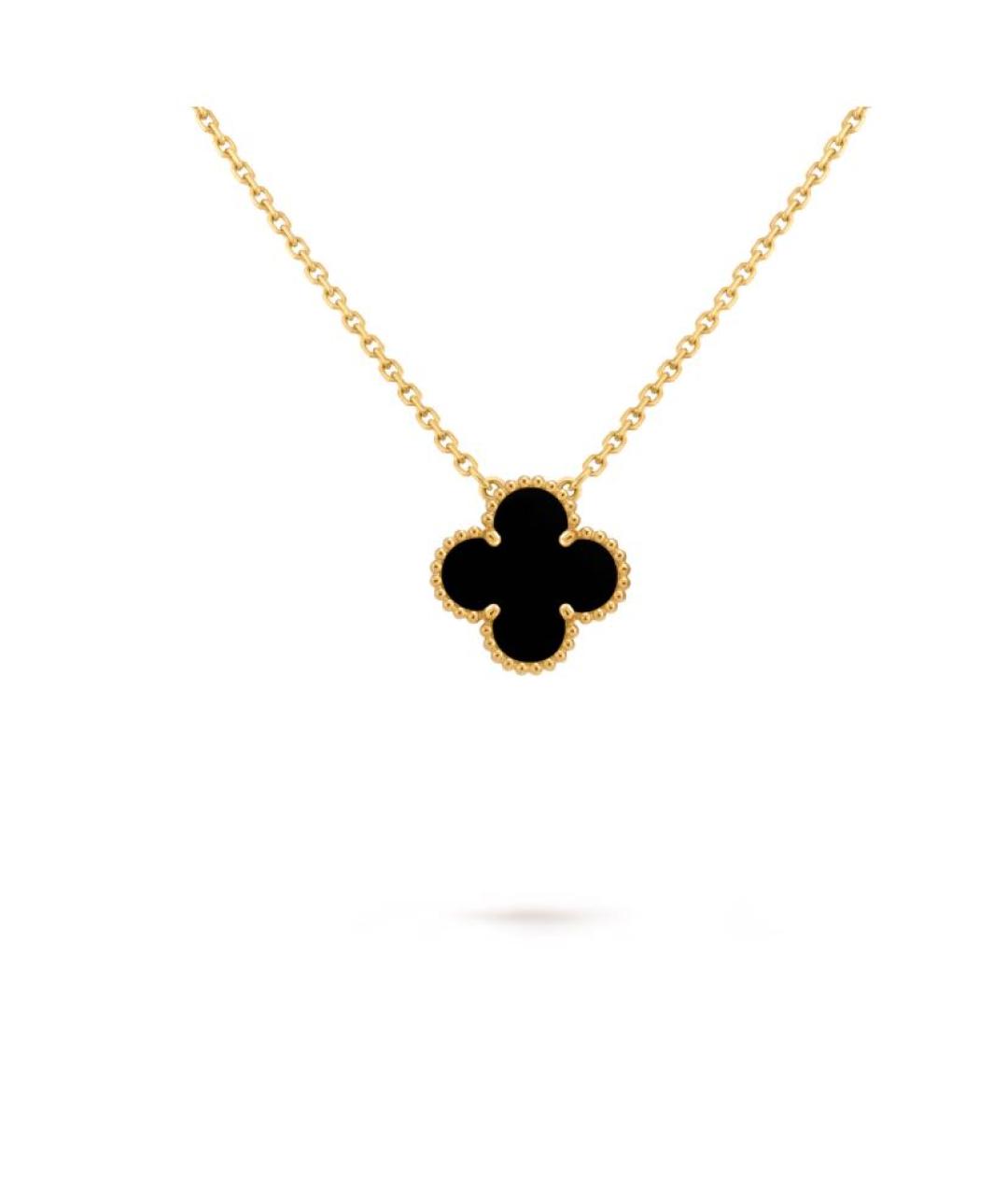 VAN CLEEF & ARPELS Черное колье из желтого золота, фото 4