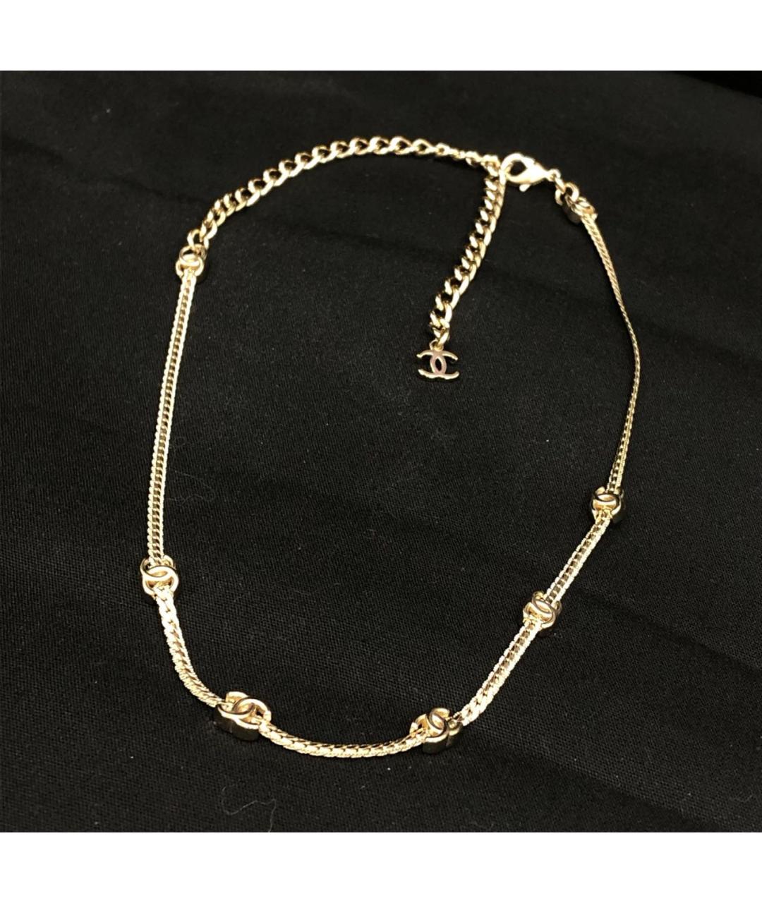 CHANEL Золотое колье, фото 6