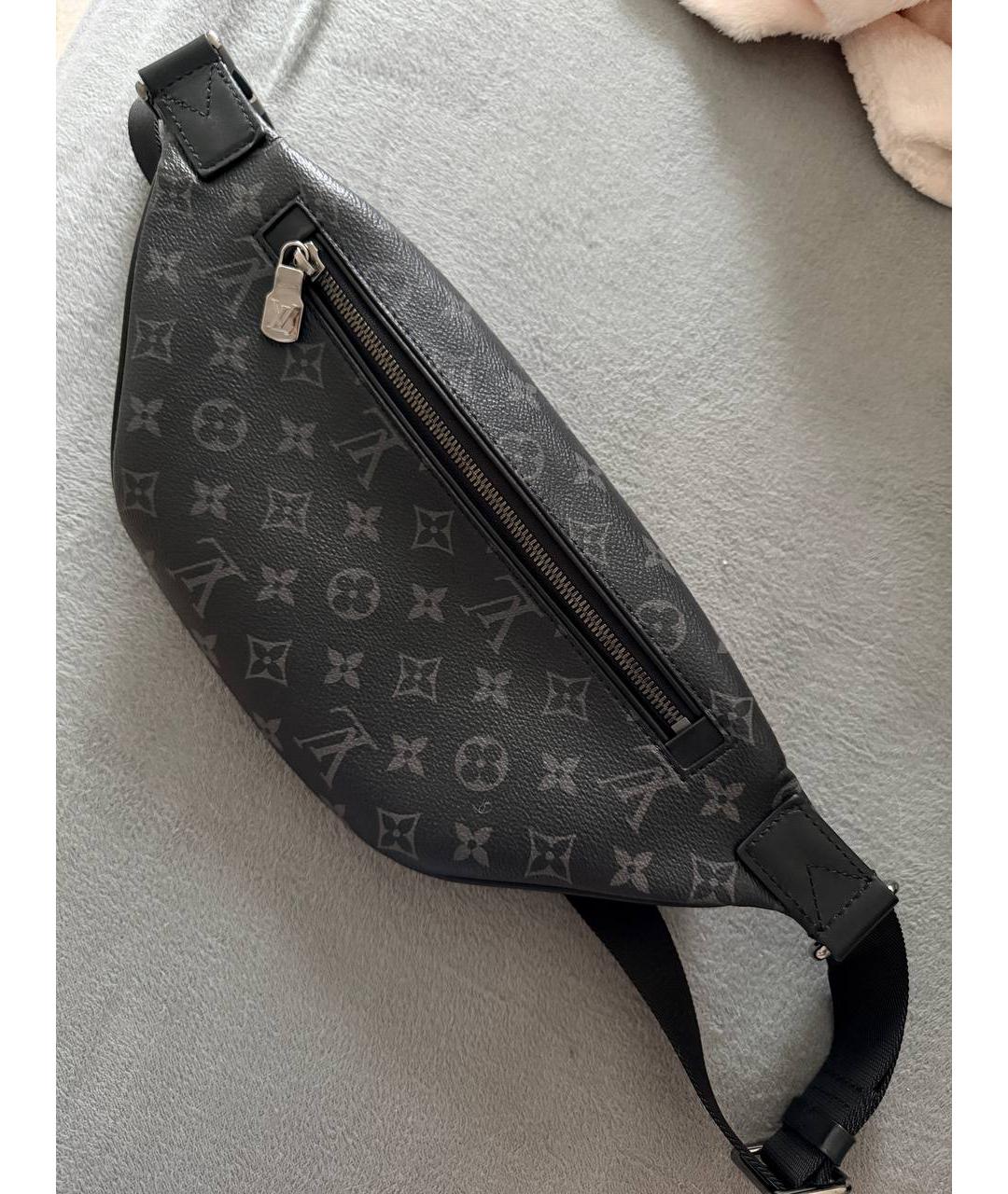 LOUIS VUITTON Черная поясная сумка, фото 2