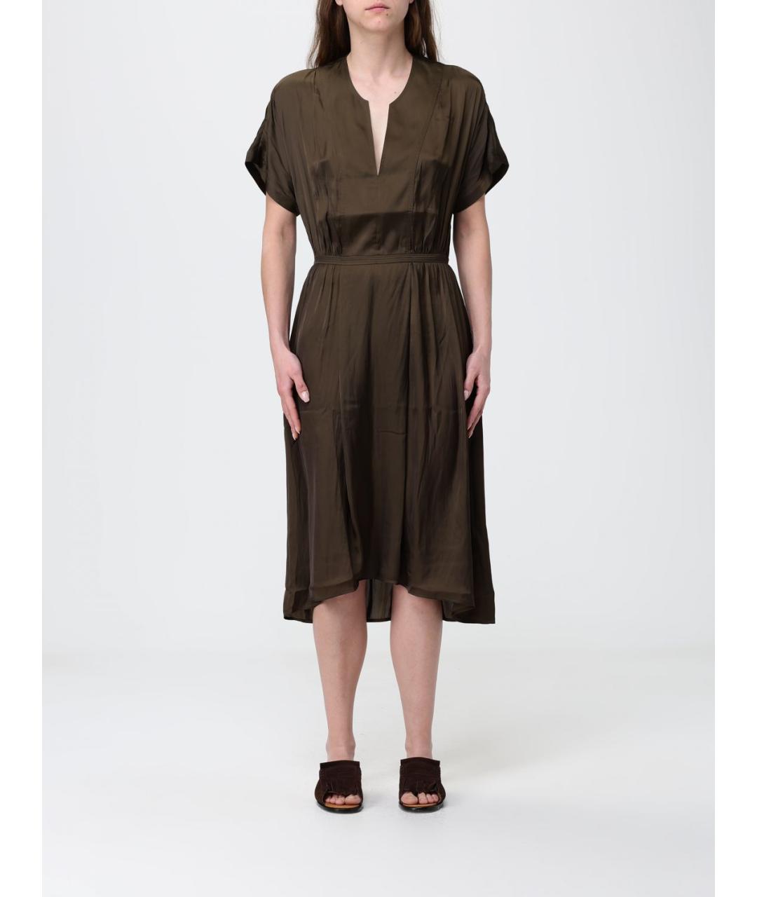ZADIG & VOLTAIRE Хаки повседневное платье, фото 4