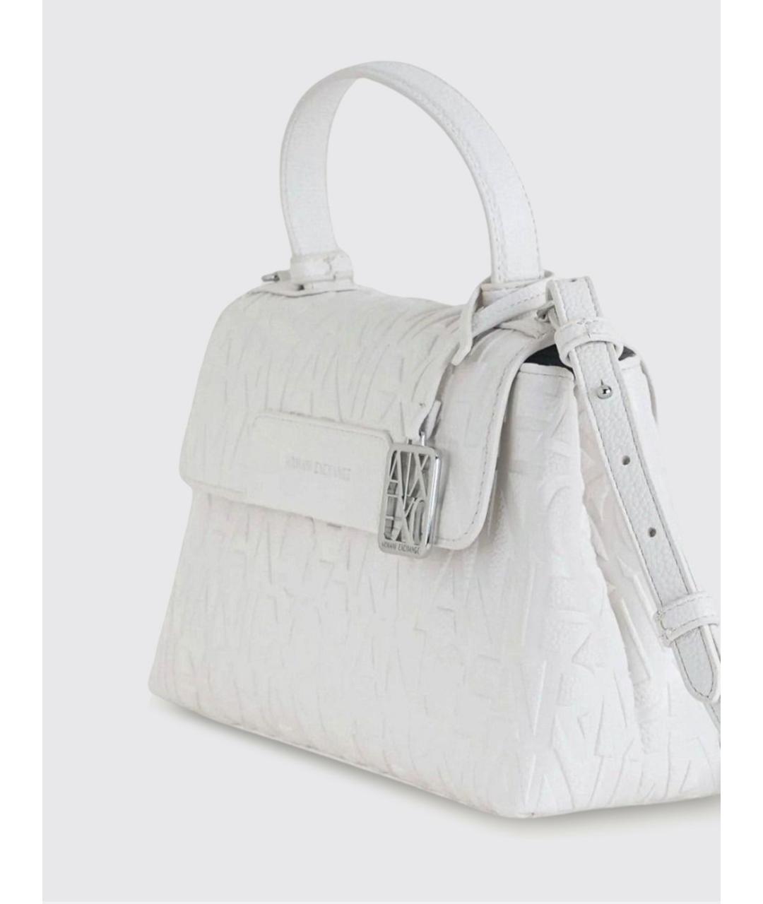 ARMANI EXCHANGE Белая сумка с короткими ручками, фото 3