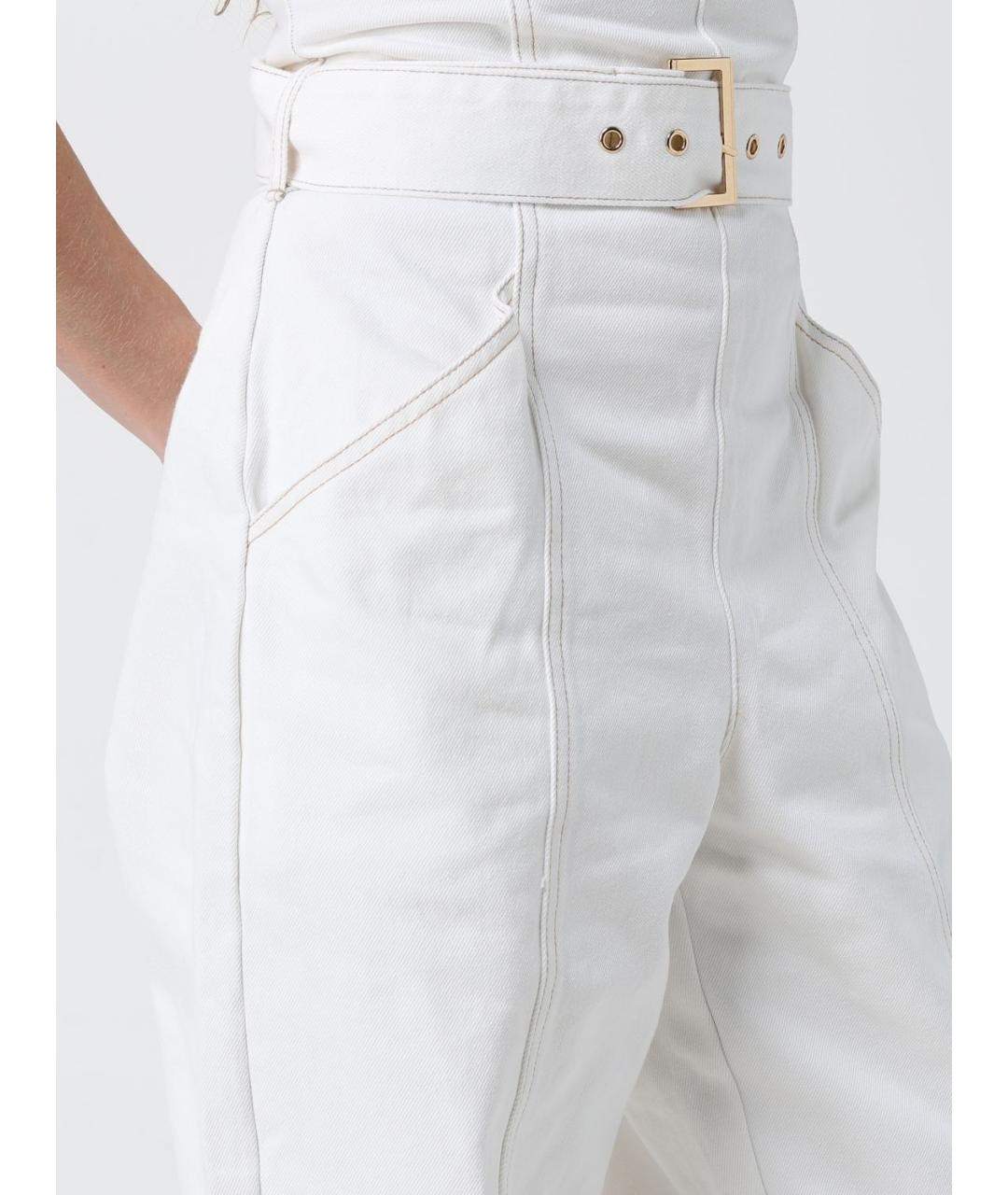 ARMANI EXCHANGE Белый хлопковый комбинезон, фото 3