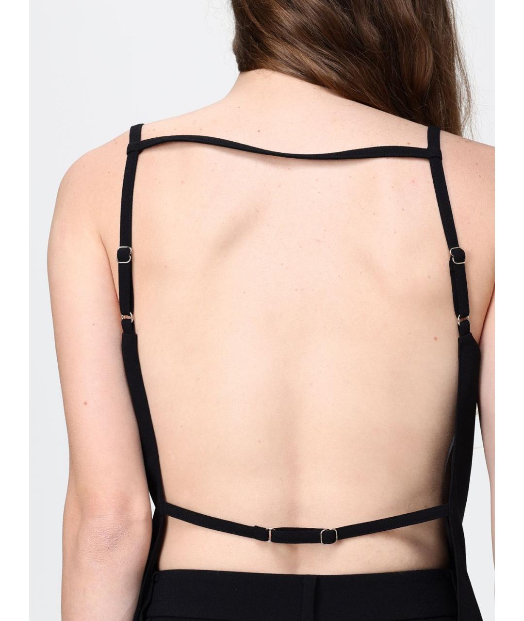 ARMANI EXCHANGE Черная полиэстеровая майка, фото 3