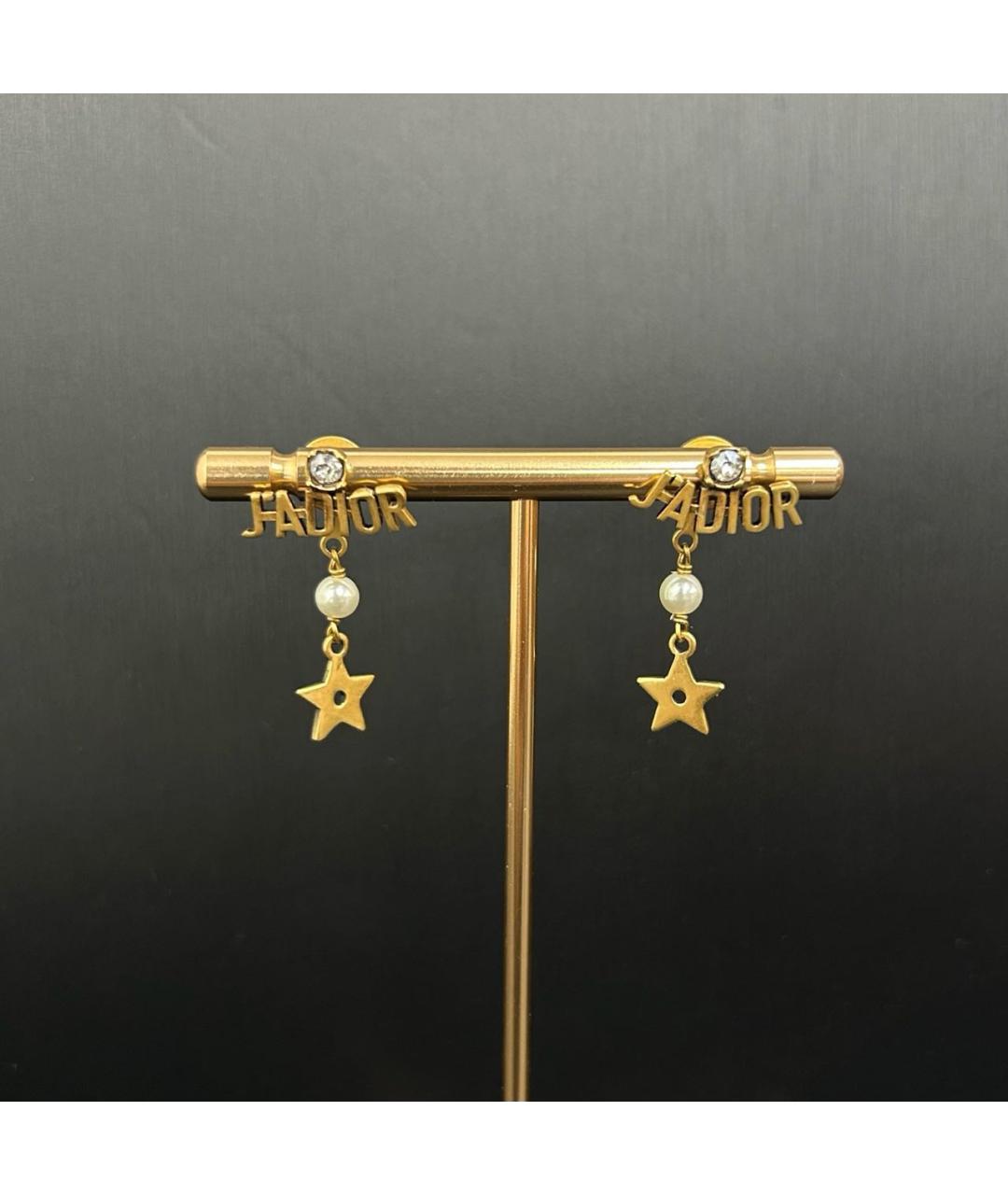 CHRISTIAN DIOR Золотые серьги, фото 4