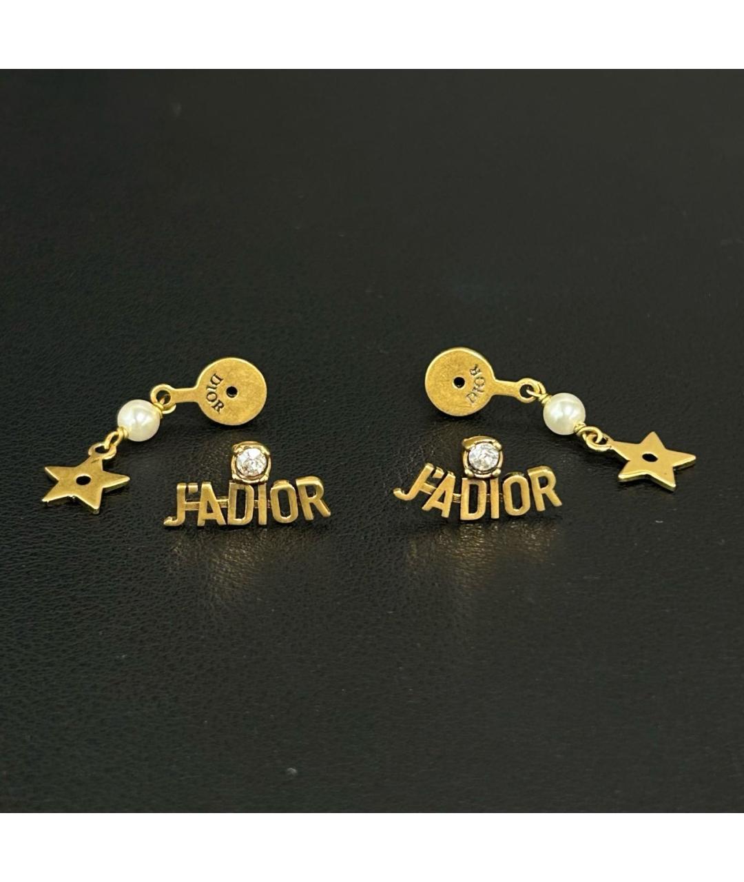 CHRISTIAN DIOR Золотые серьги, фото 3