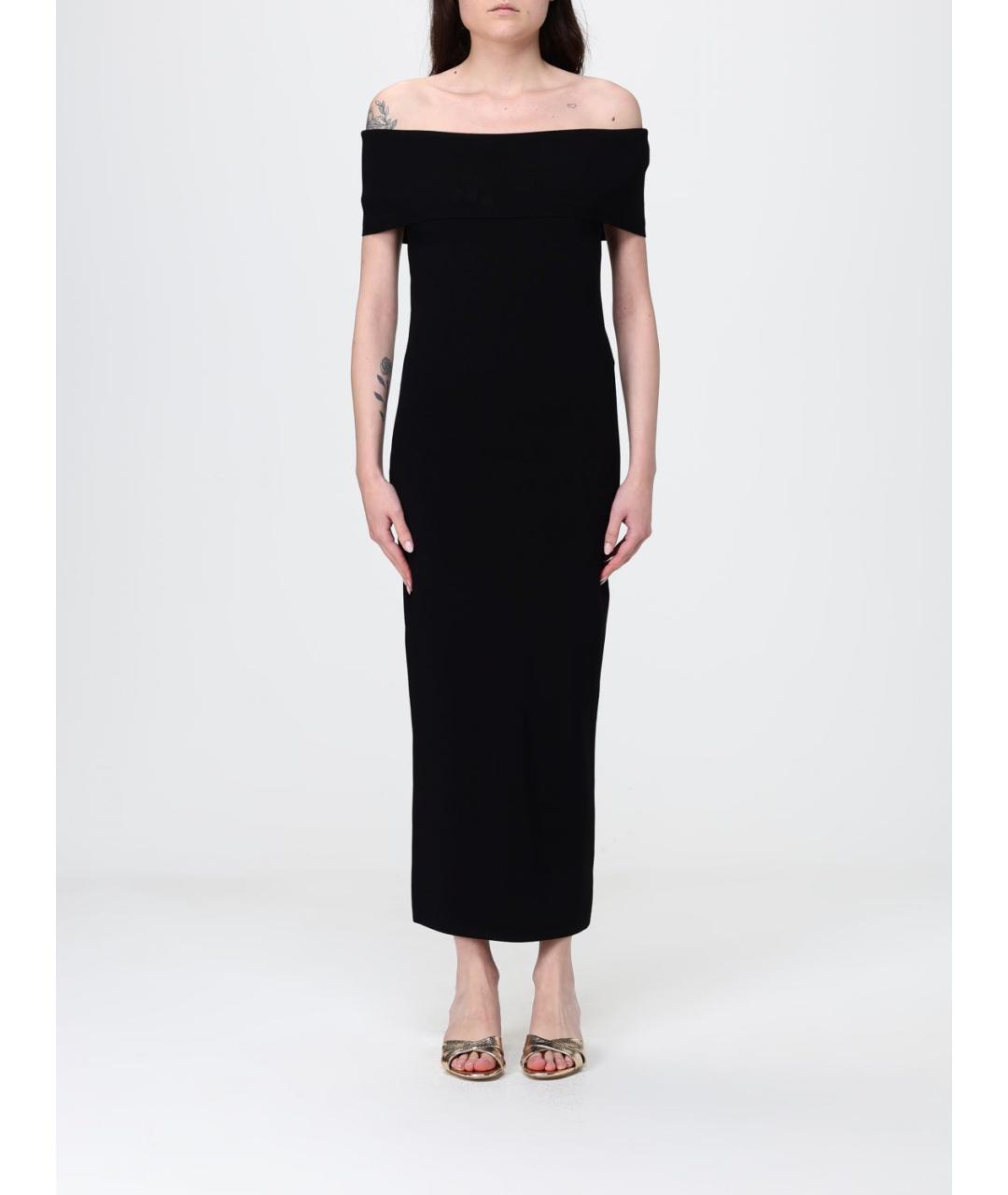 MICHAEL KORS Черное вискозное вечернее платье, фото 4