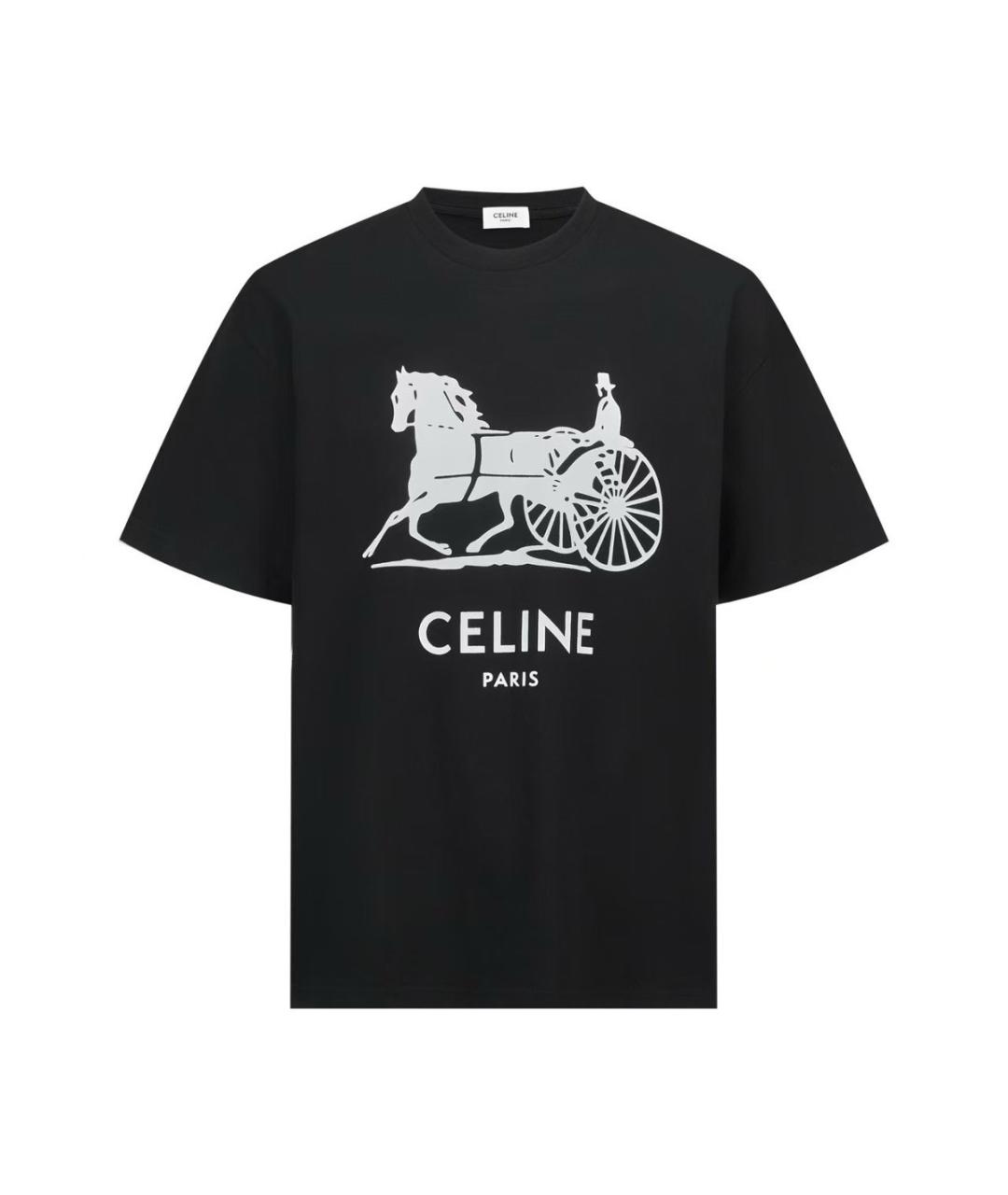 CELINE Мульти хлопковая футболка, фото 1