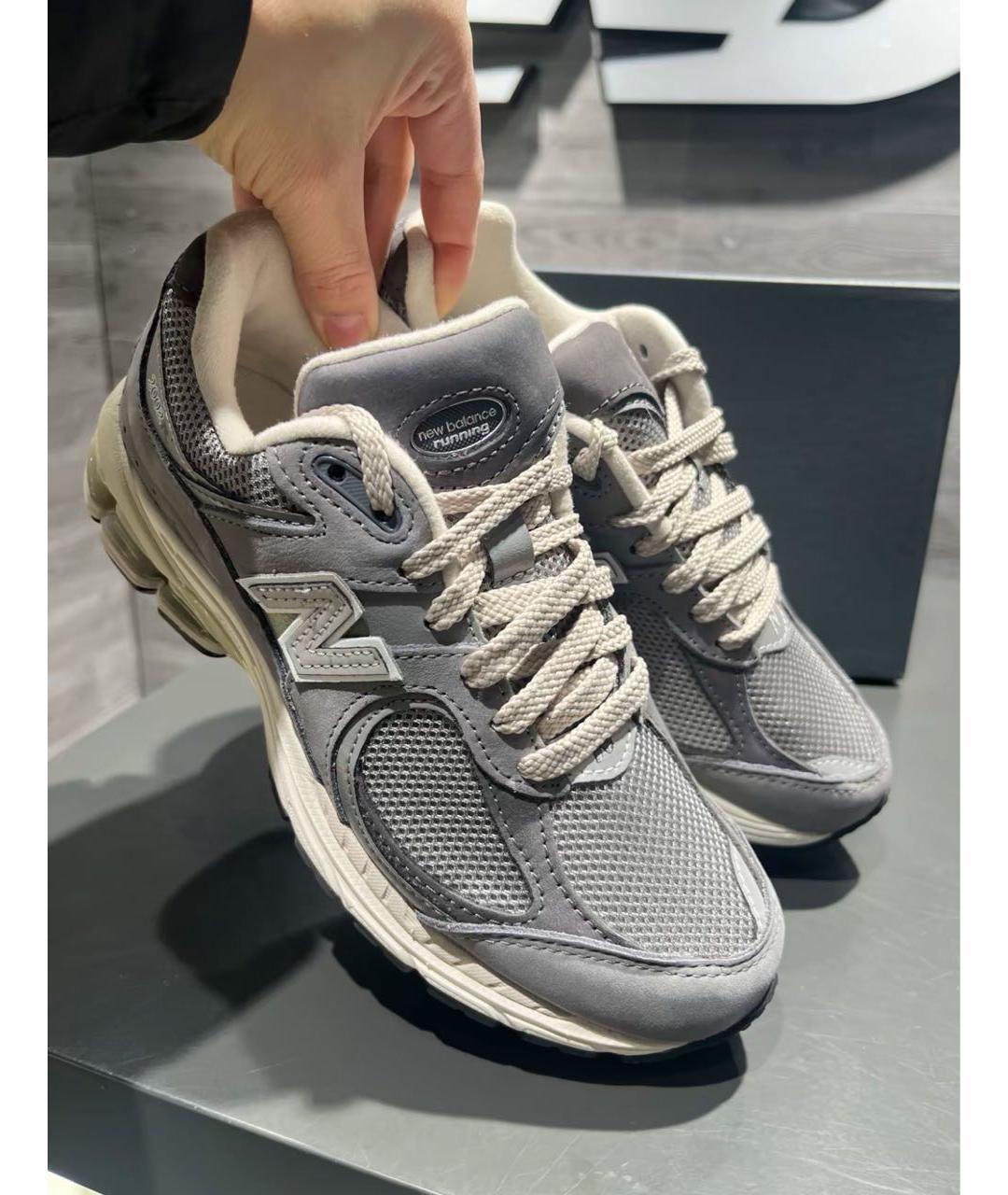 NEW BALANCE Серые низкие кроссовки / кеды, фото 4