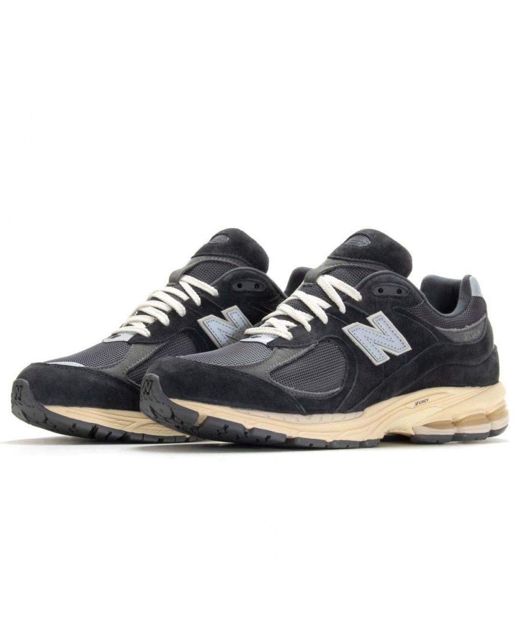 NEW BALANCE Черные замшевые низкие кроссовки / кеды, фото 5