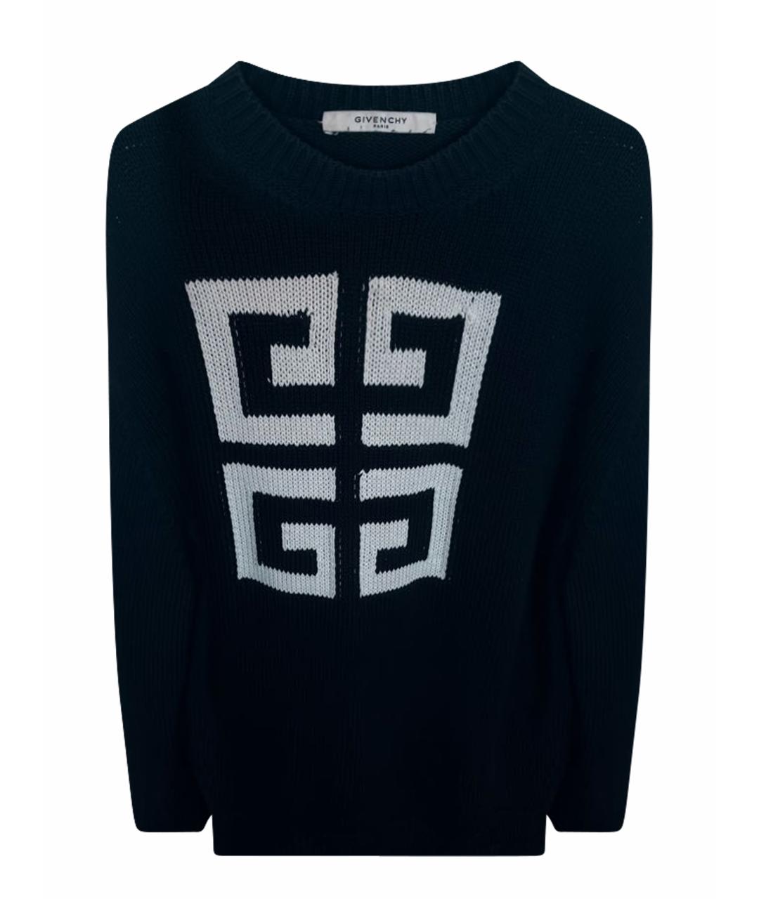 GIVENCHY Черный хлопковый джемпер / свитер, фото 1