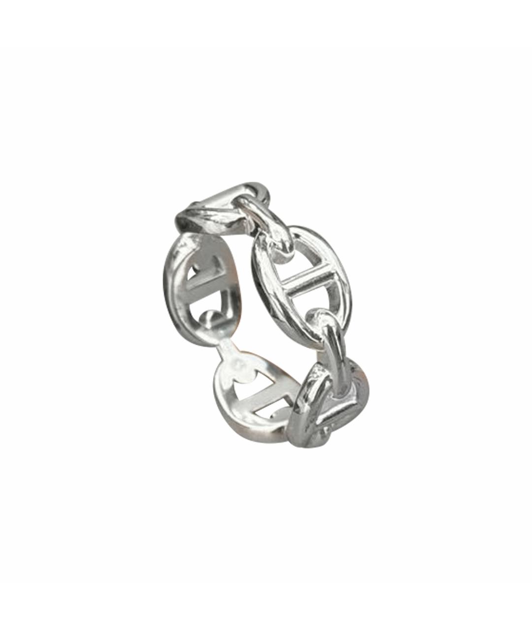HERMES Серебряное серебряное кольцо, фото 1