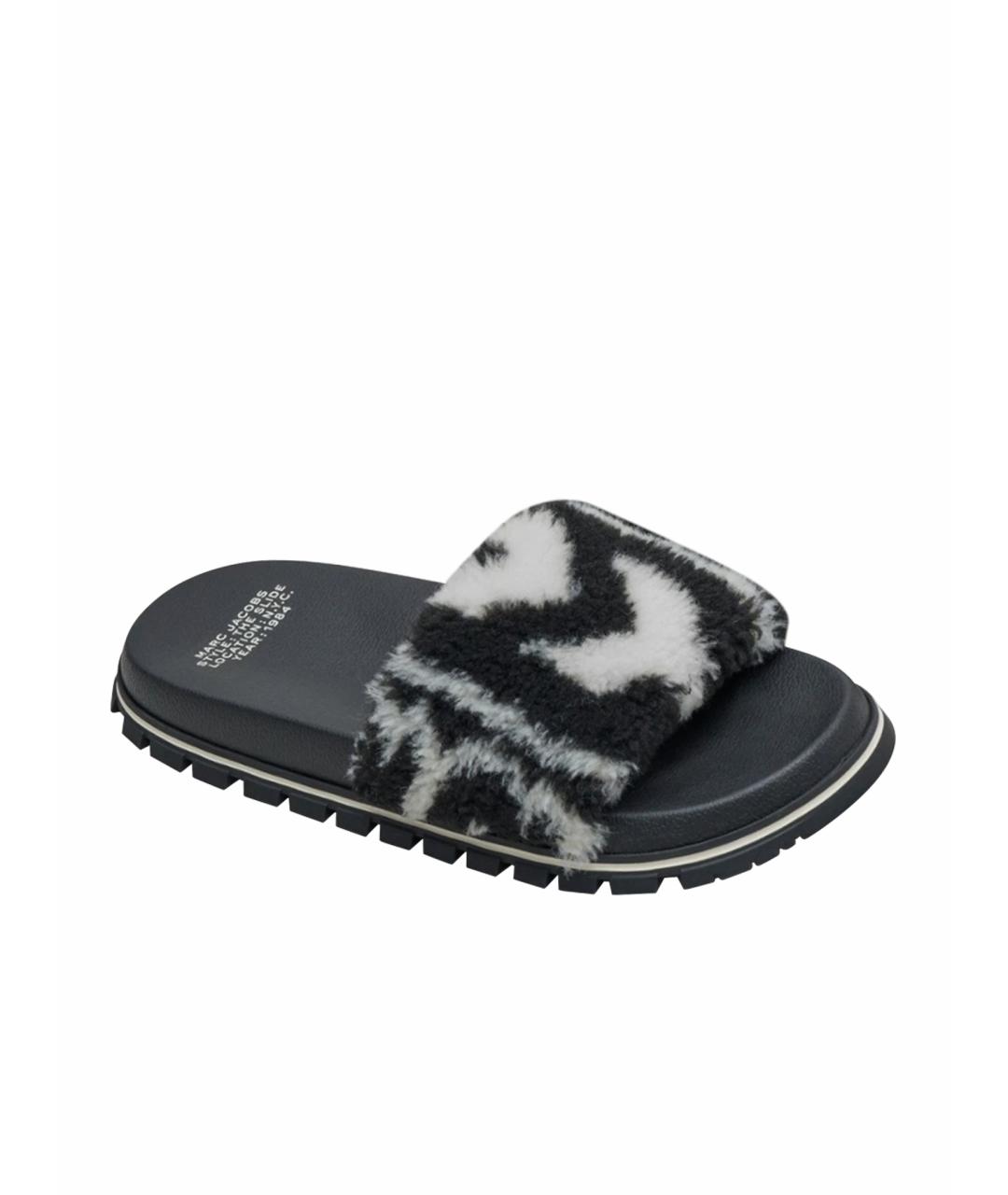 MARC JACOBS Черные шлепанцы, фото 1