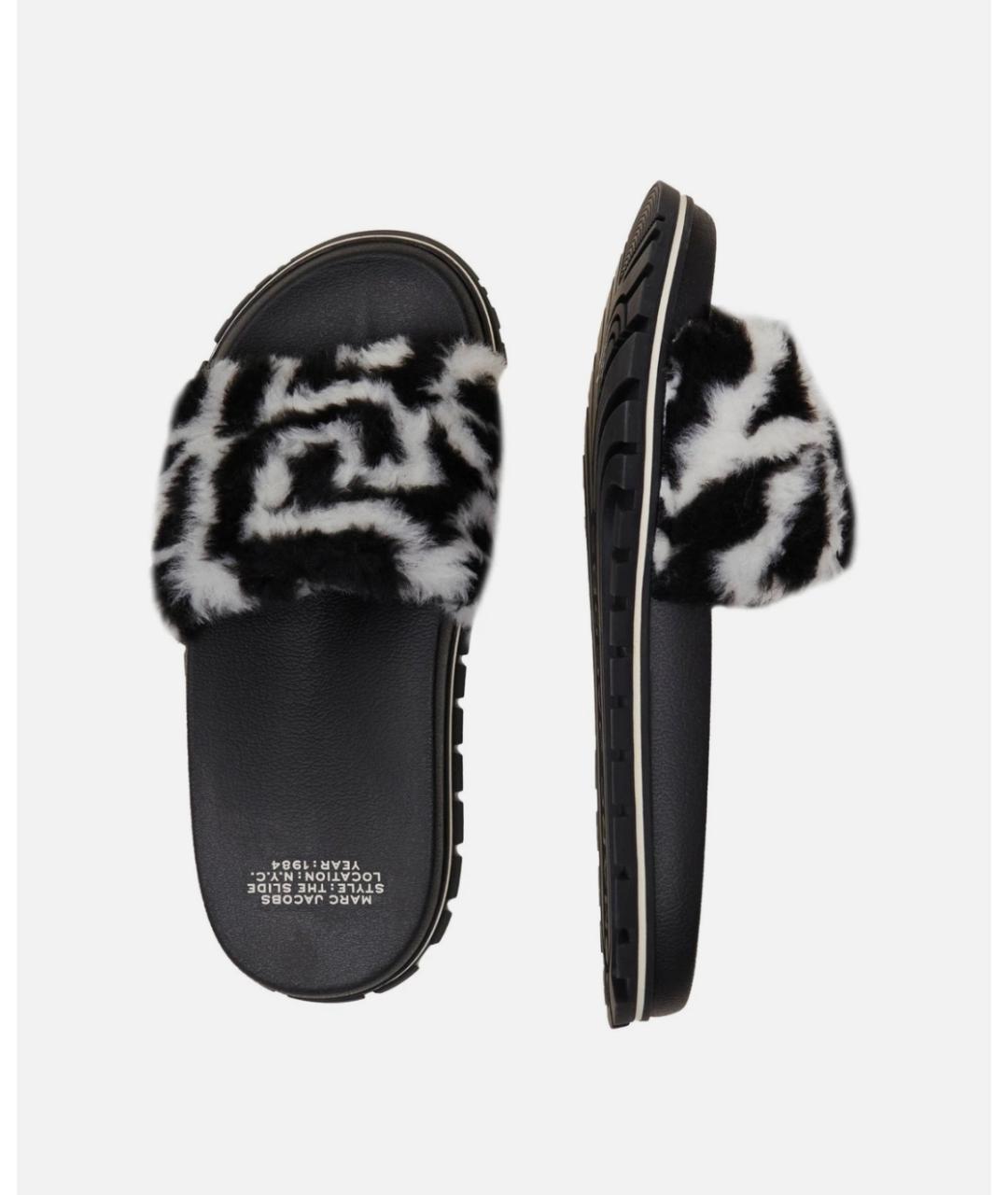 MARC JACOBS Черные шлепанцы, фото 7