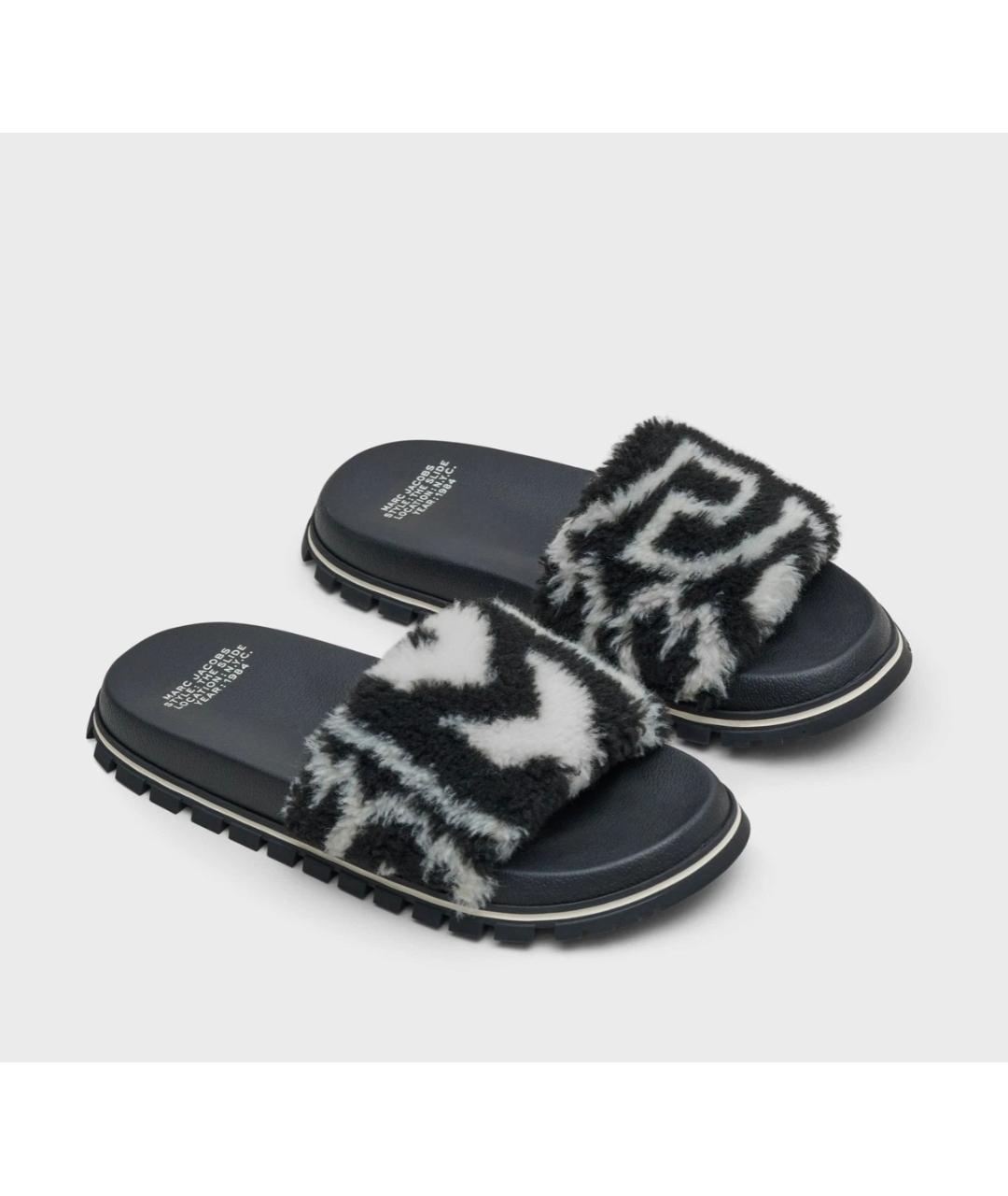 MARC JACOBS Черные шлепанцы, фото 2