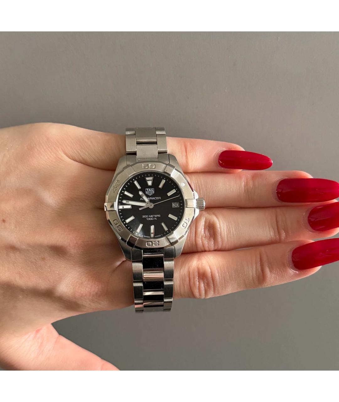 TAG HEUER Серебряные часы, фото 2
