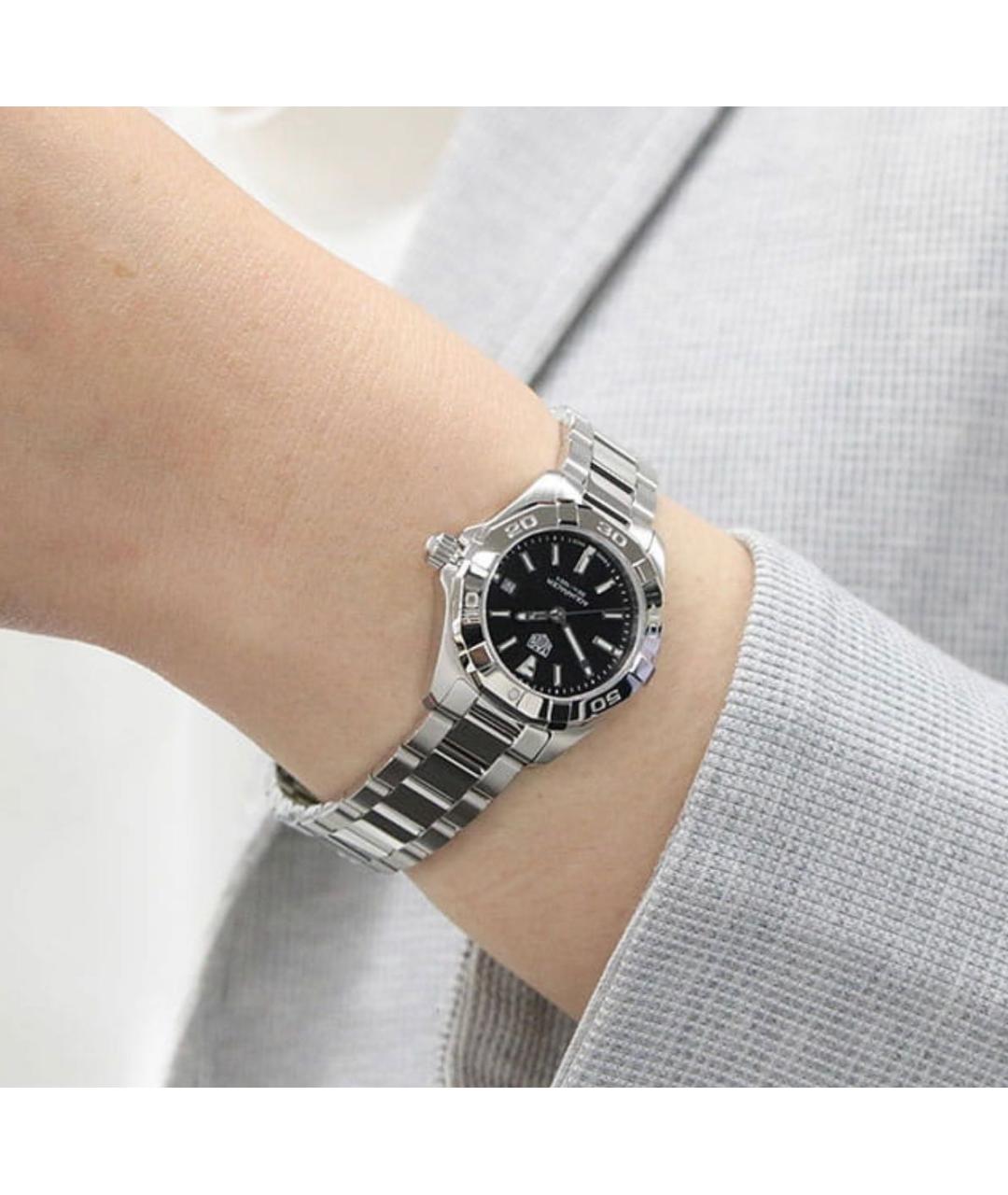 TAG HEUER Серебряные часы, фото 4