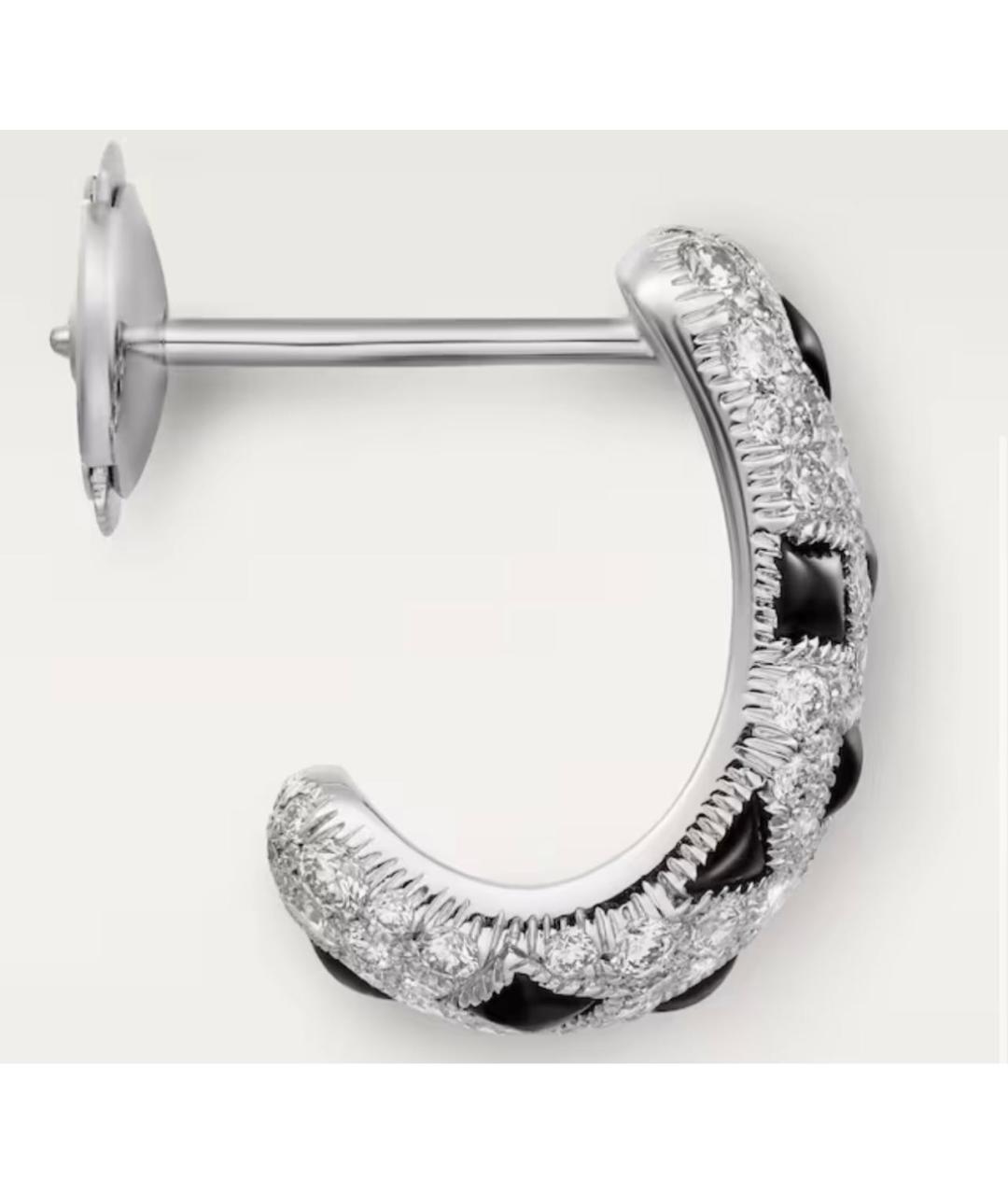 CARTIER Серебряные серьги из белого золота, фото 3