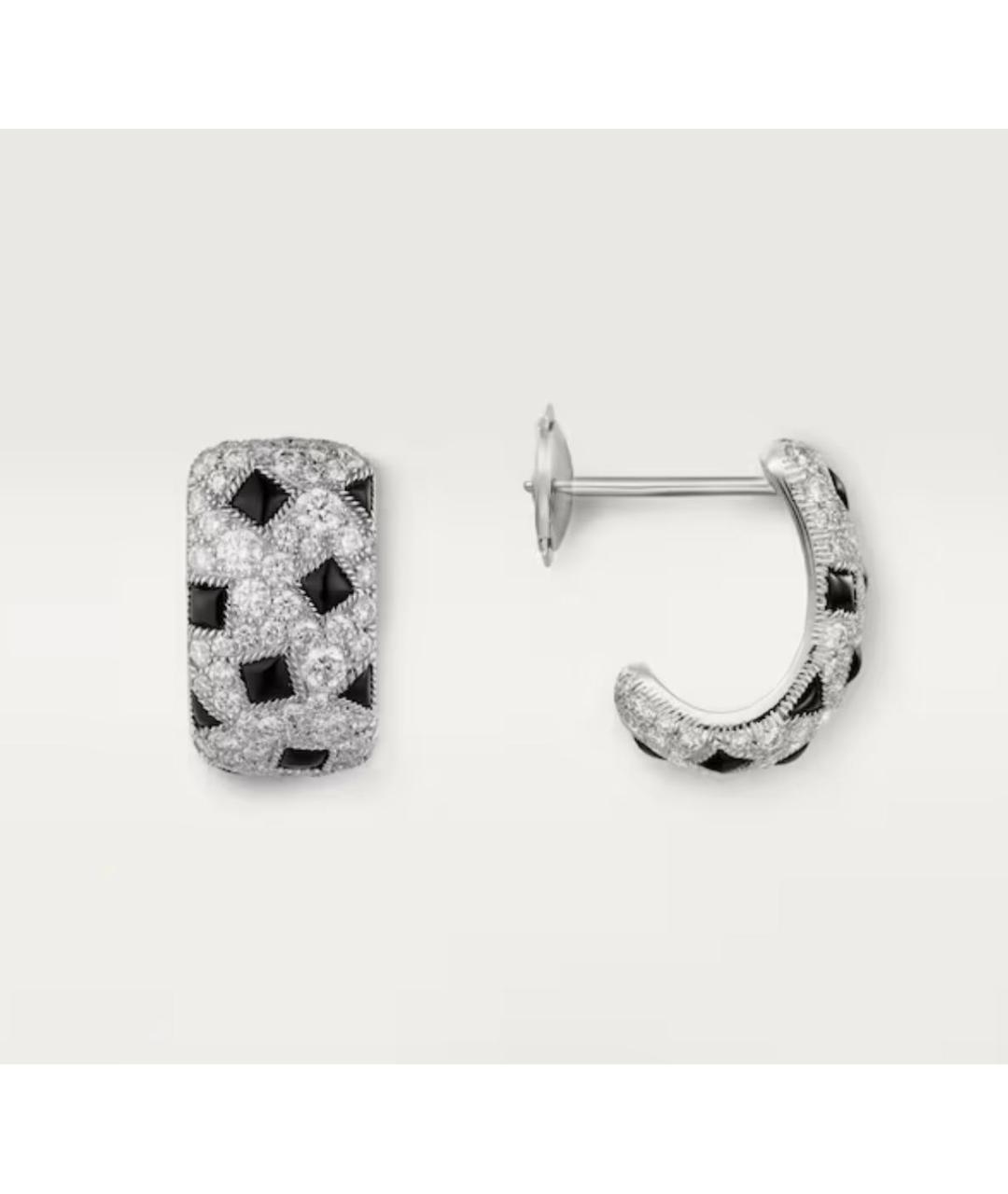 CARTIER Серебряные серьги из белого золота, фото 4