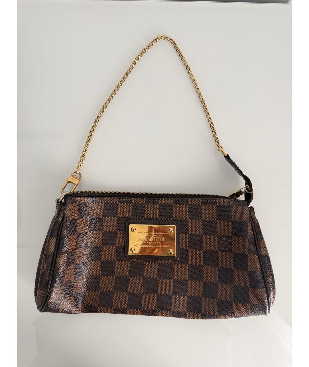 LOUIS VUITTON Коричневая сумка через плечо, фото 6