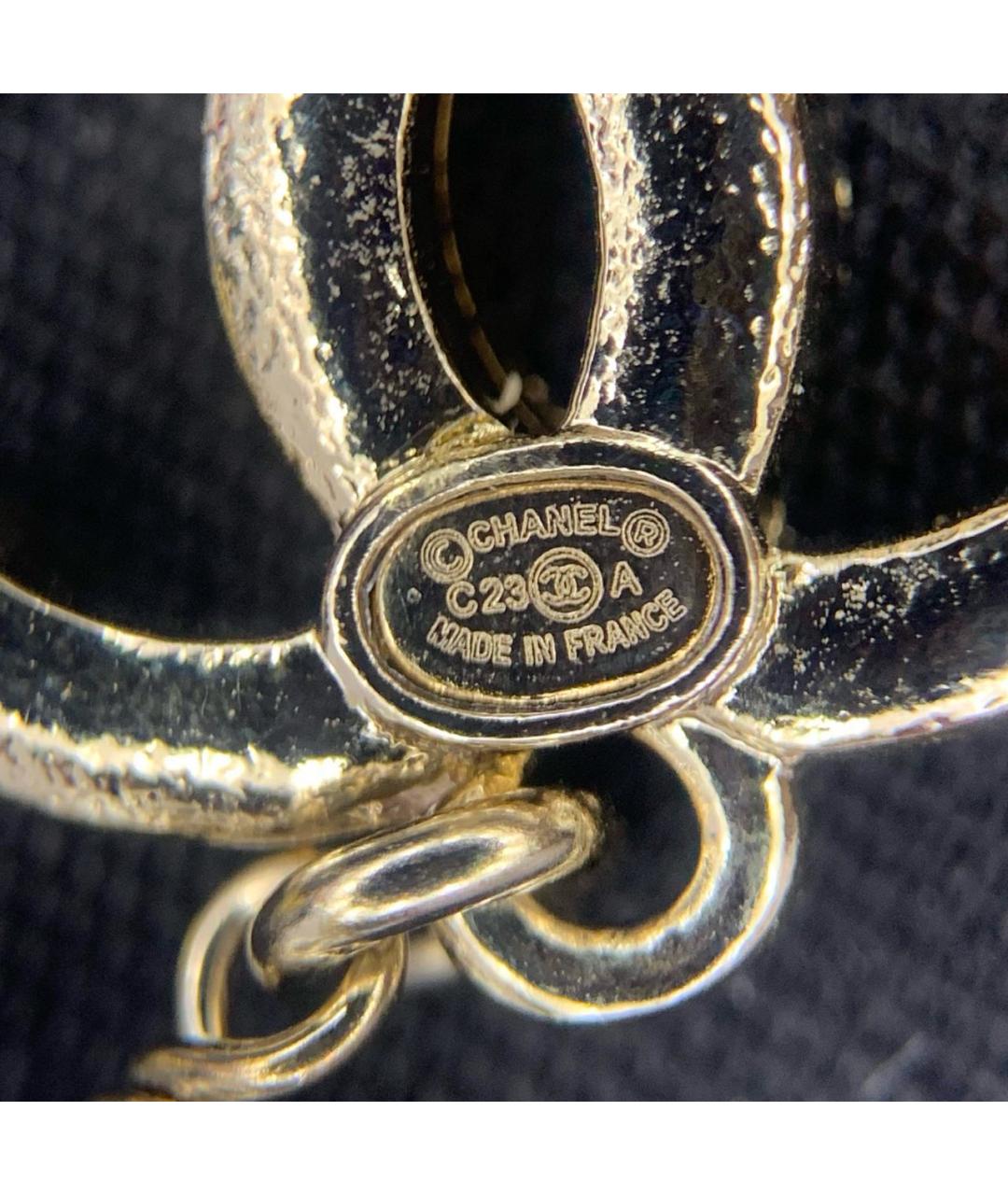 CHANEL Бежевые серьги, фото 3