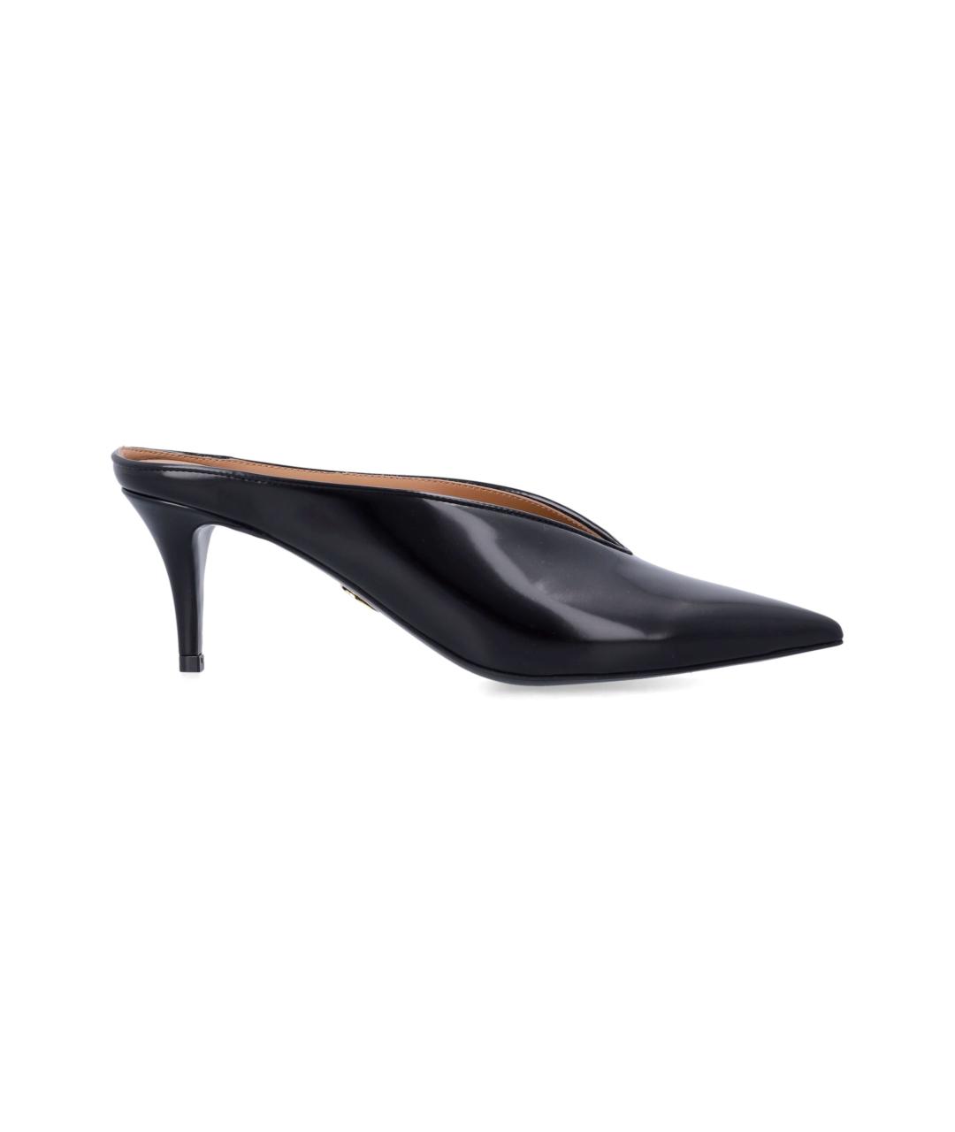 STELLA MCCARTNEY Черные синтетические мюли, фото 1