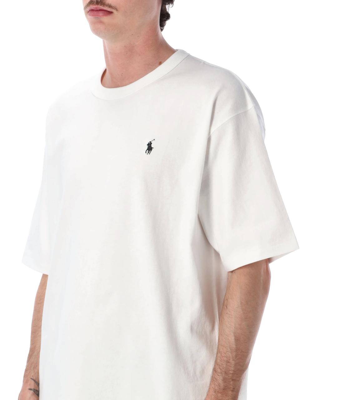 POLO RALPH LAUREN Белая хлопковая футболка, фото 3