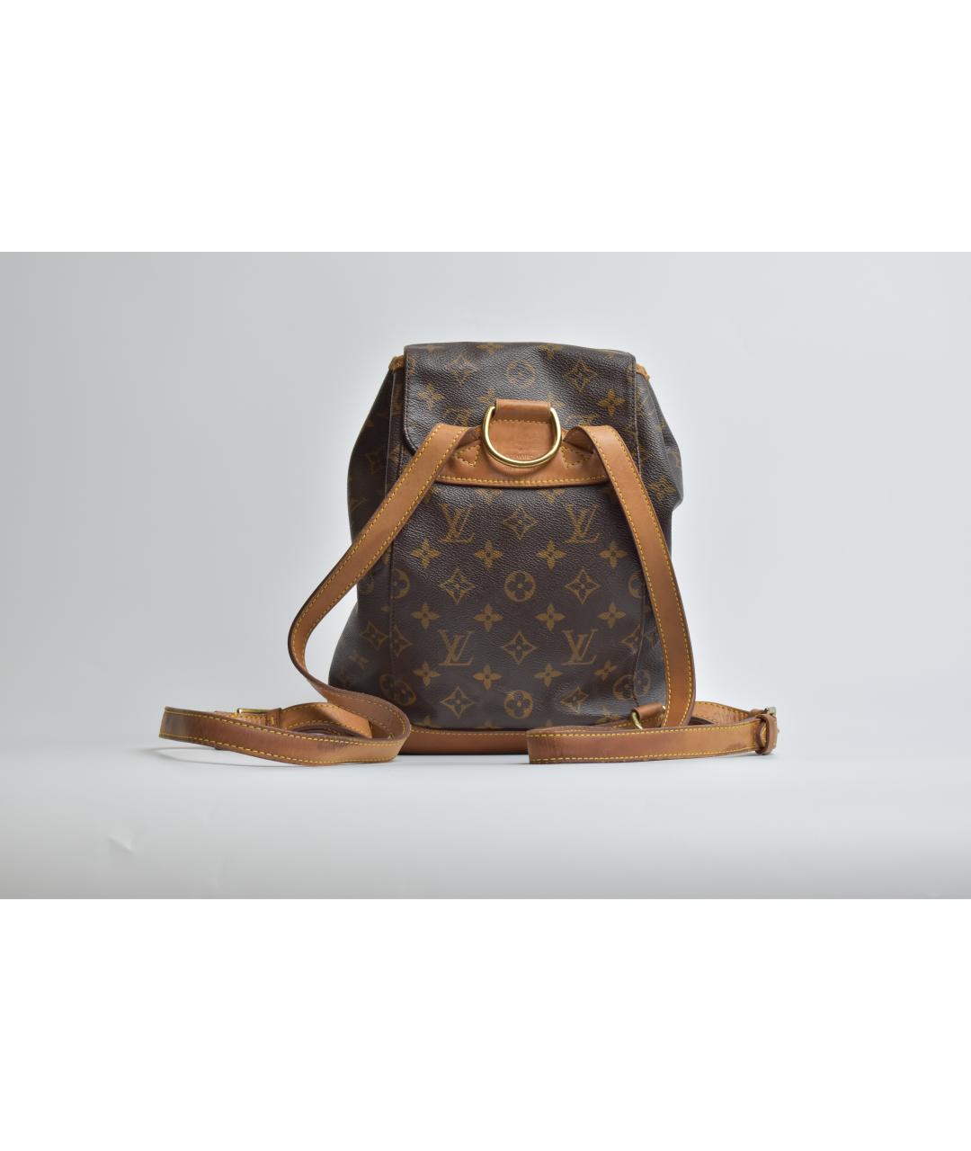 LOUIS VUITTON Коричневый рюкзак, фото 3