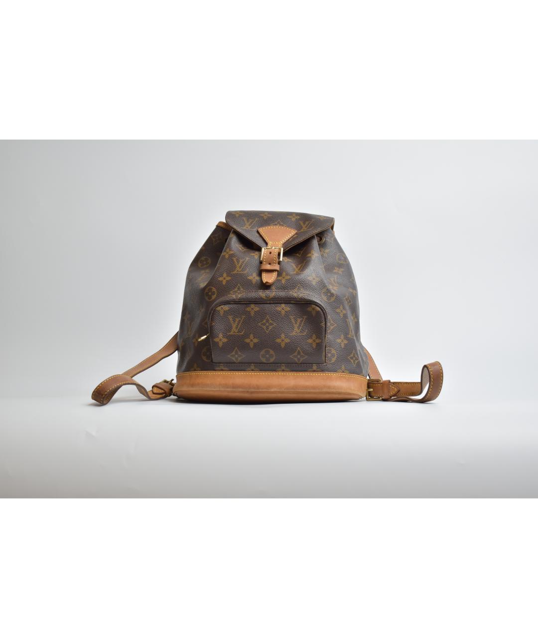LOUIS VUITTON Коричневый рюкзак, фото 8