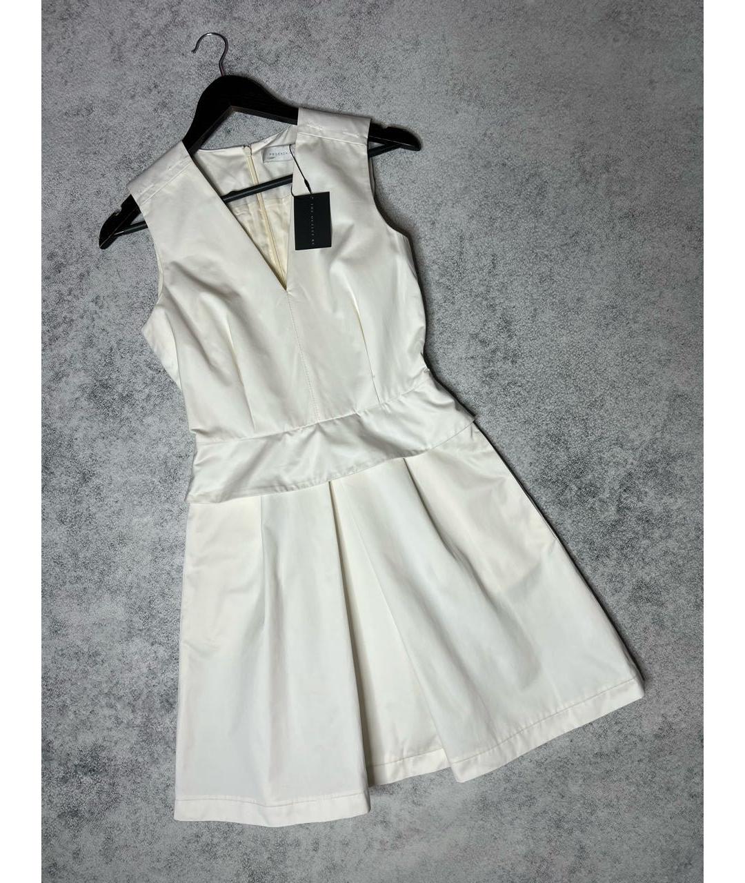 PROENZA SCHOULER Белое хлопковое коктейльное платье, фото 9