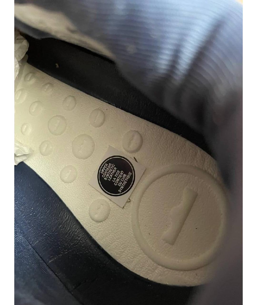 NIKE Синие текстильные низкие кроссовки / кеды, фото 8