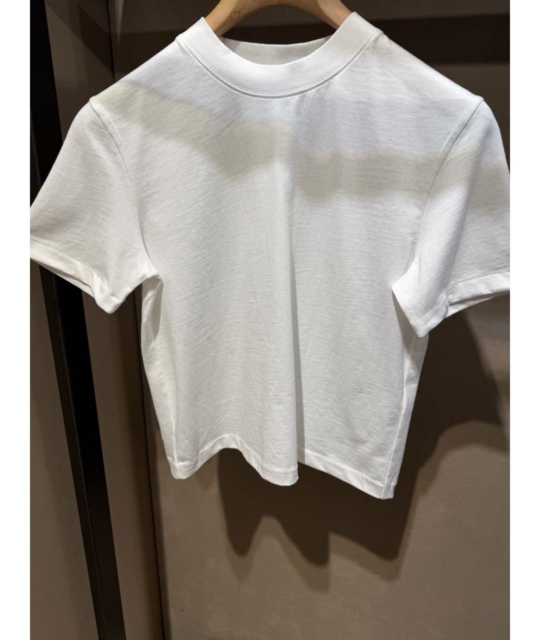 JACQUEMUS Белая хлопковая футболка, фото 2