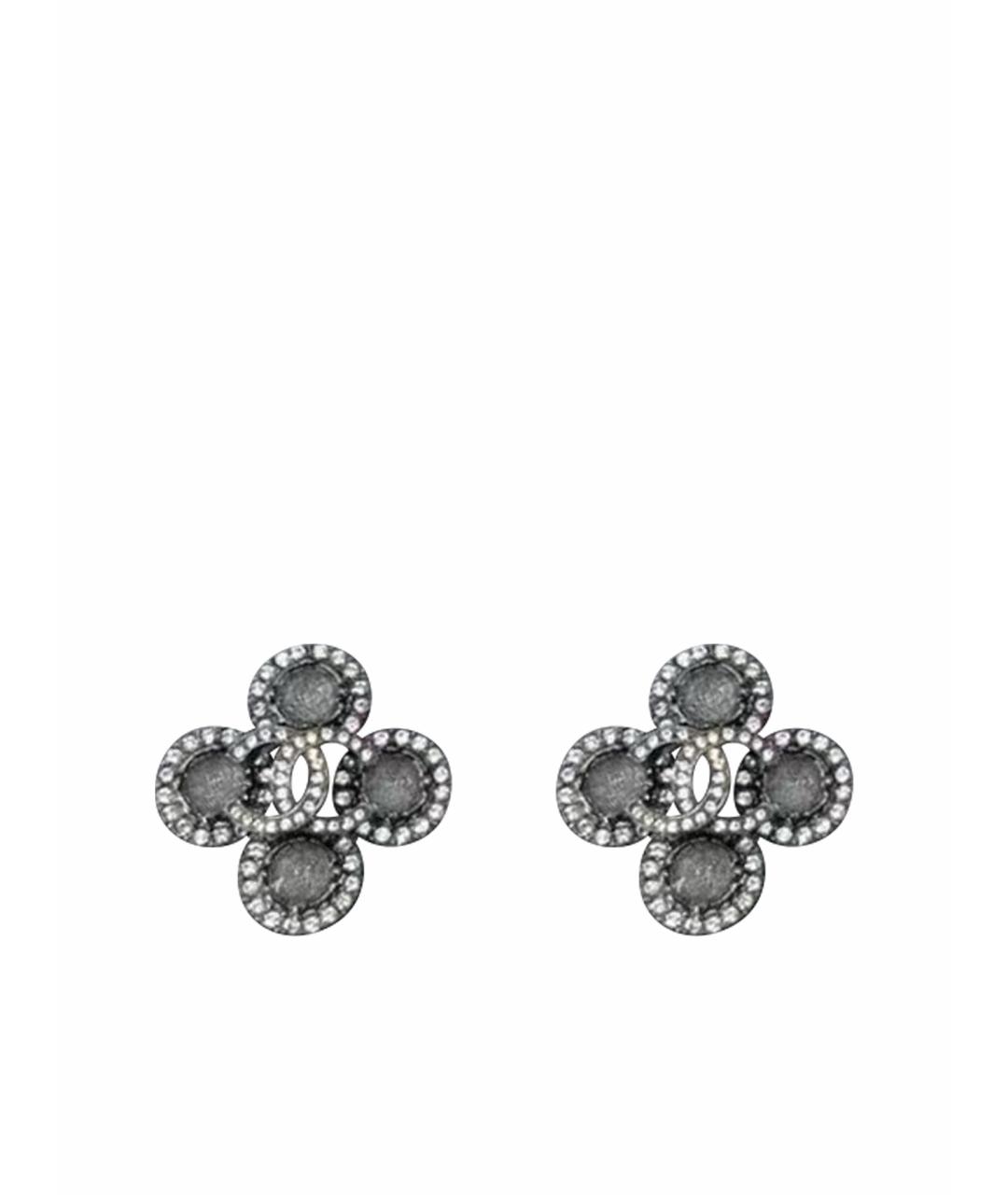CHANEL Серебряные серьги, фото 1