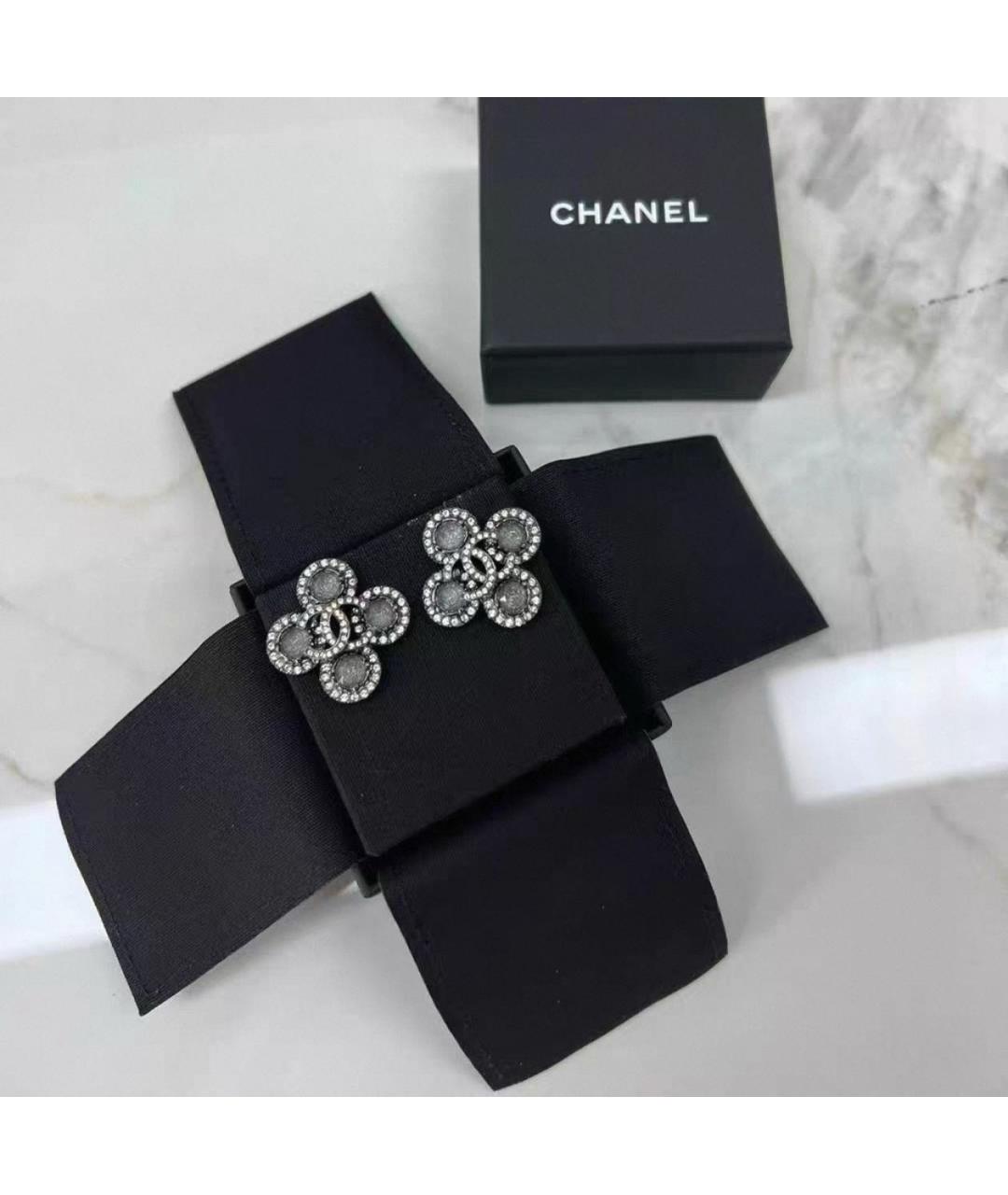 CHANEL Серебряные серьги, фото 5