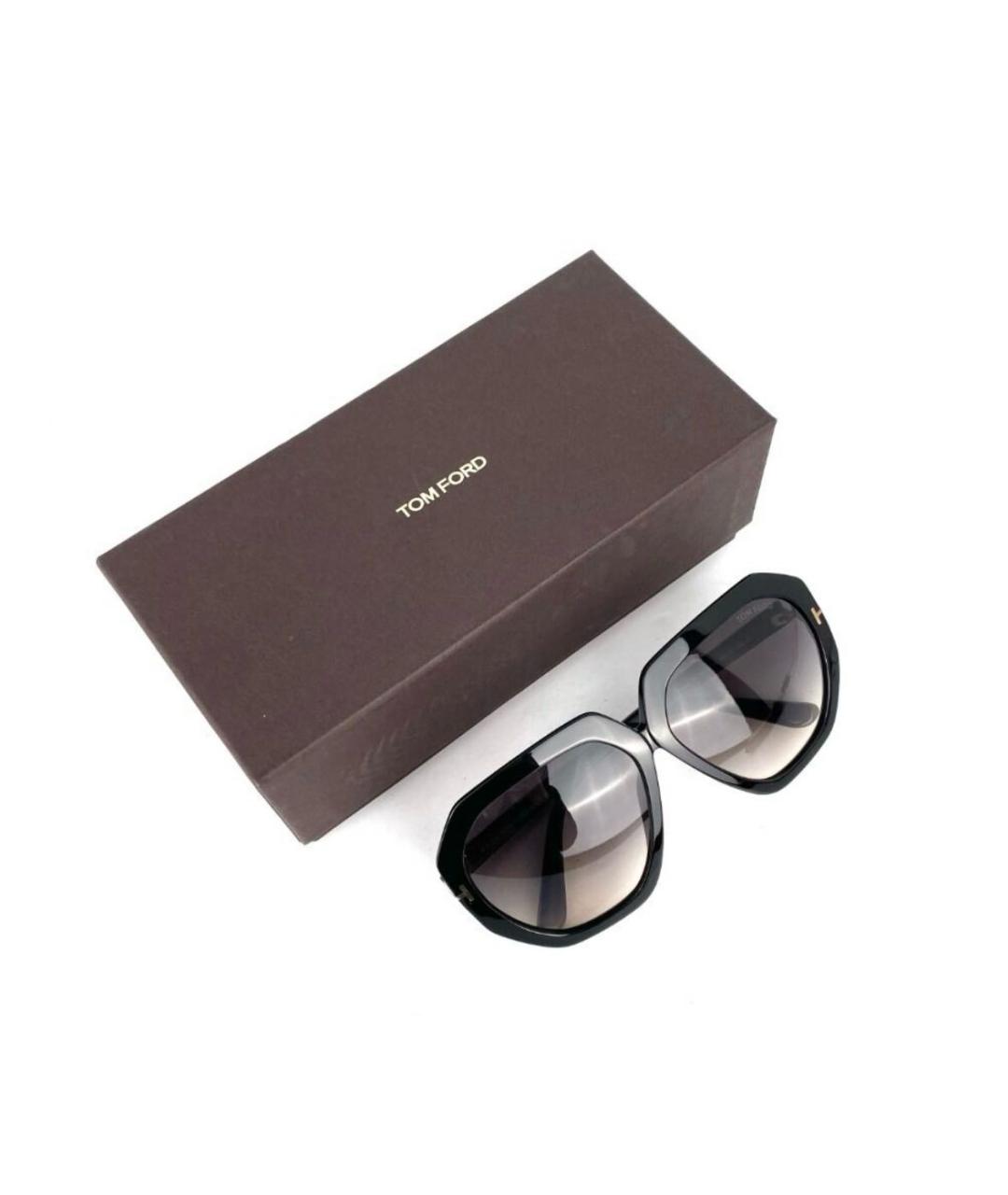 TOM FORD Черные солнцезащитные очки, фото 4