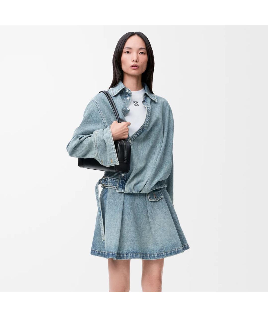 LOEWE Белая хлопковая футболка, фото 2