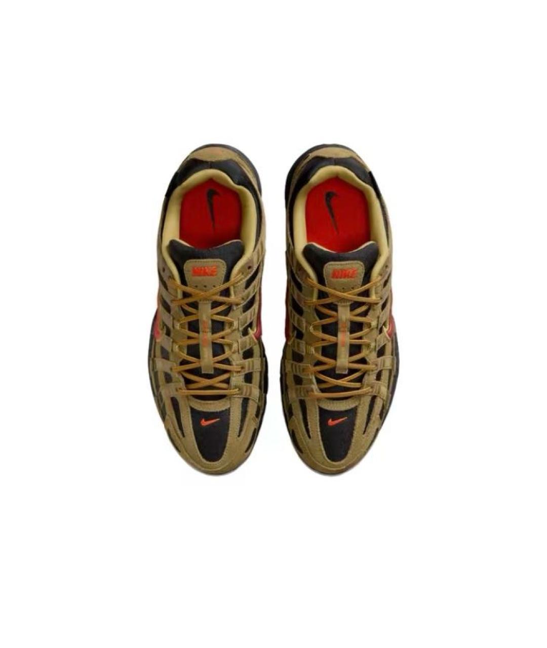 NIKE Хаки замшевые низкие кроссовки / кеды, фото 3