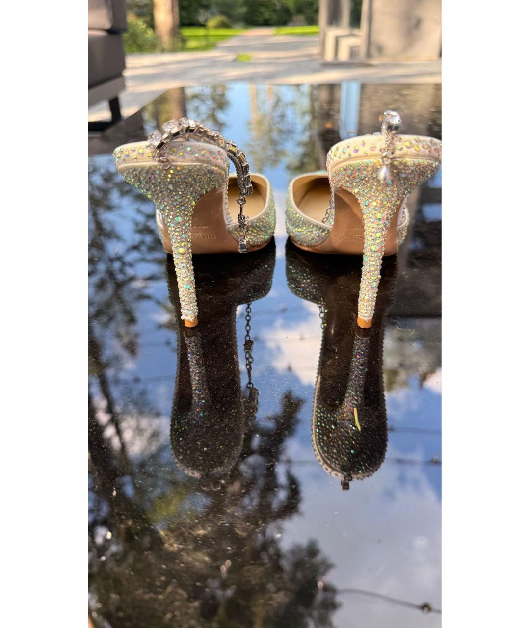 JIMMY CHOO Белые босоножки, фото 3