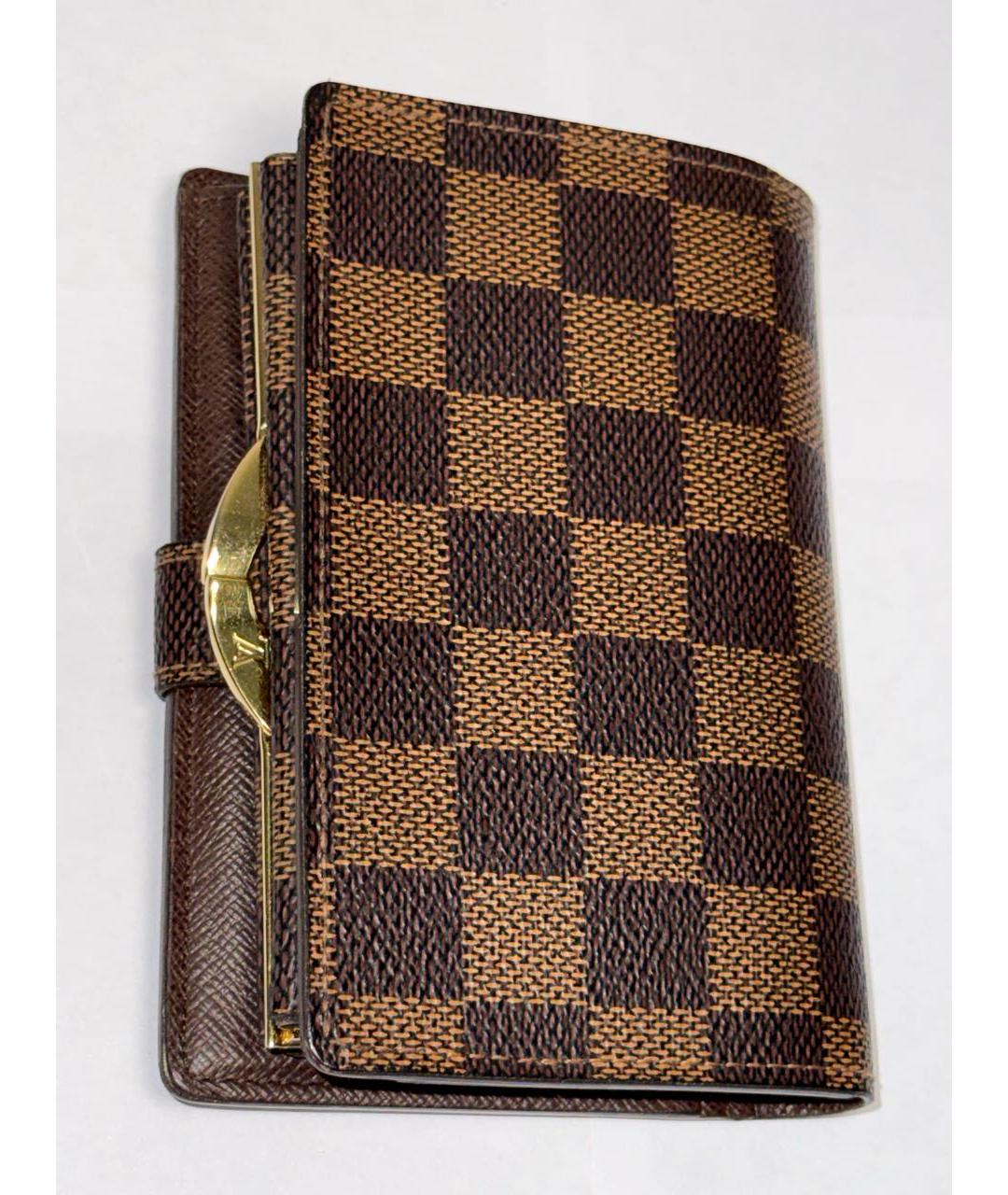 LOUIS VUITTON Коричневый кошелек, фото 3