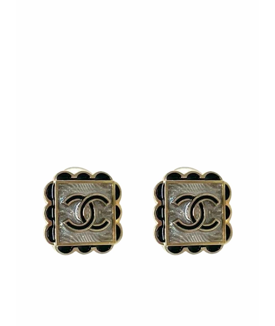 CHANEL Золотые серьги, фото 1