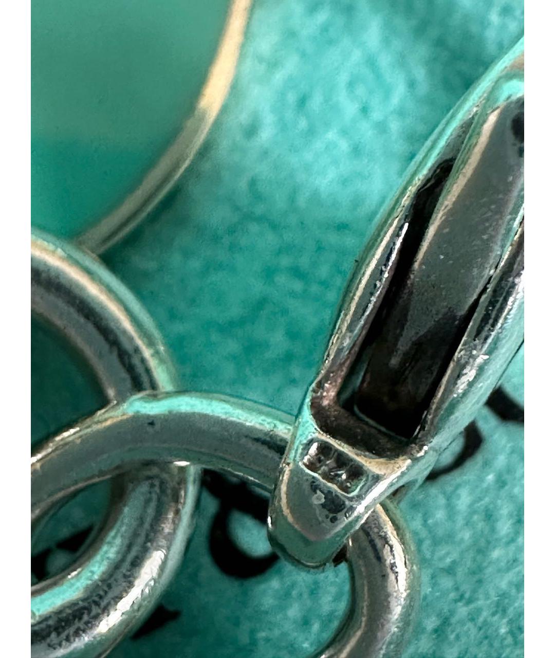 TIFFANY&CO Бирюзовый серебряный браслет, фото 5