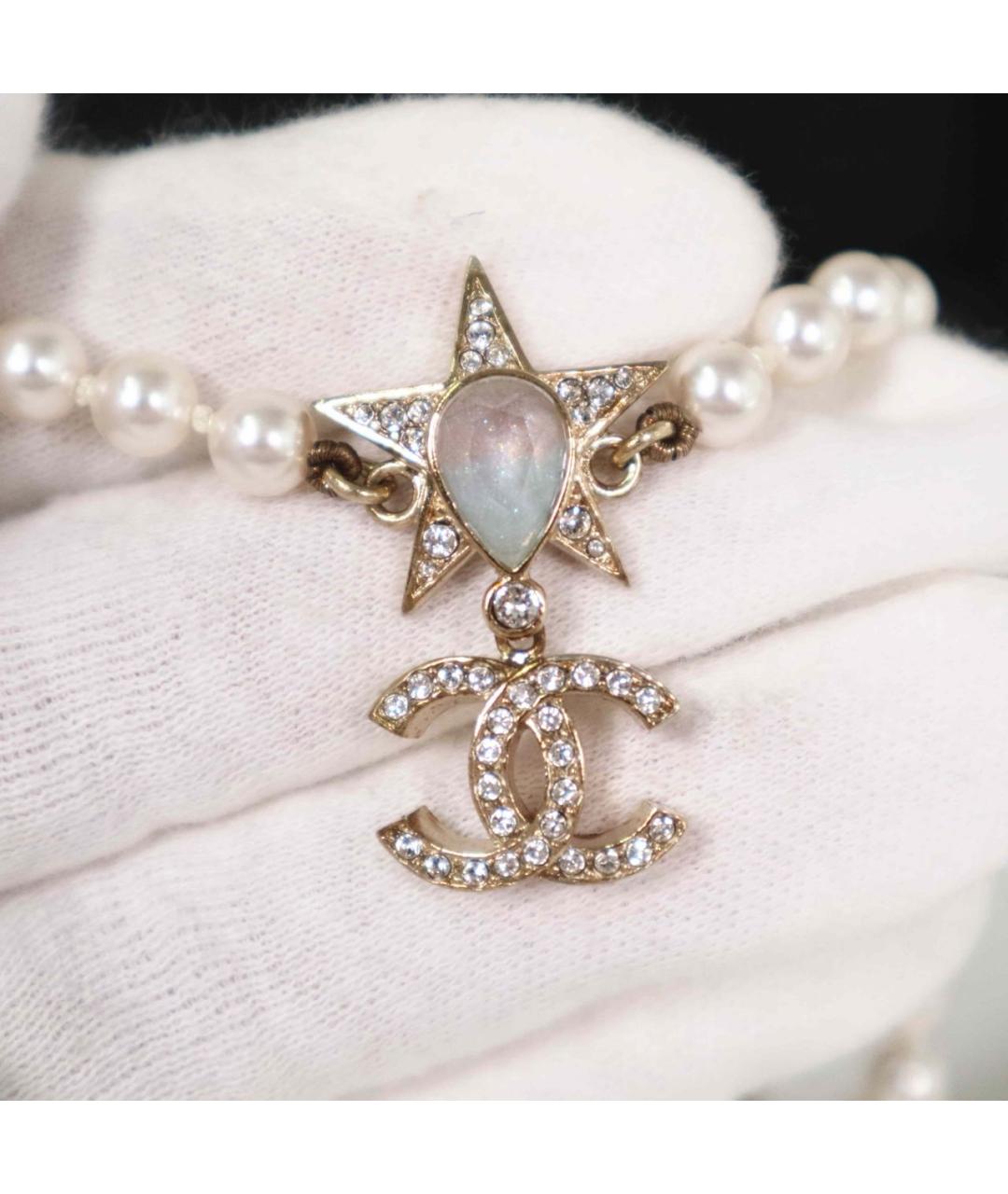 CHANEL Бежевое колье, фото 2