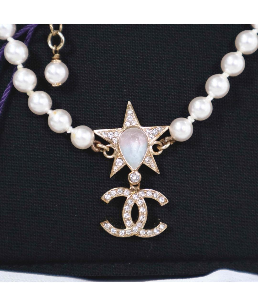 CHANEL Бежевое колье, фото 6