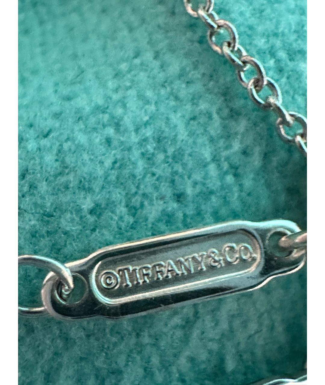 TIFFANY&CO Бирюзовое серебряное колье, фото 5
