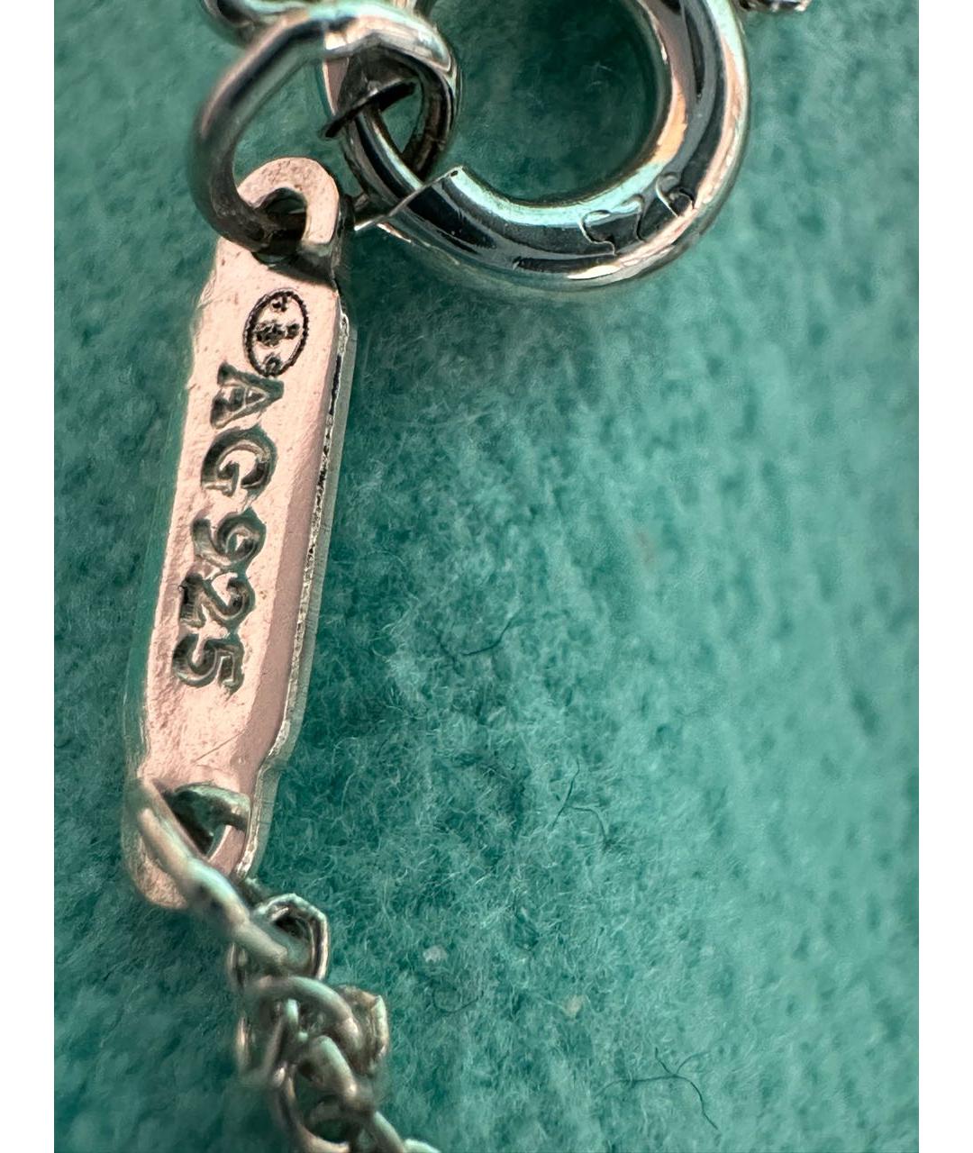 TIFFANY&CO Бирюзовое серебряное колье, фото 6