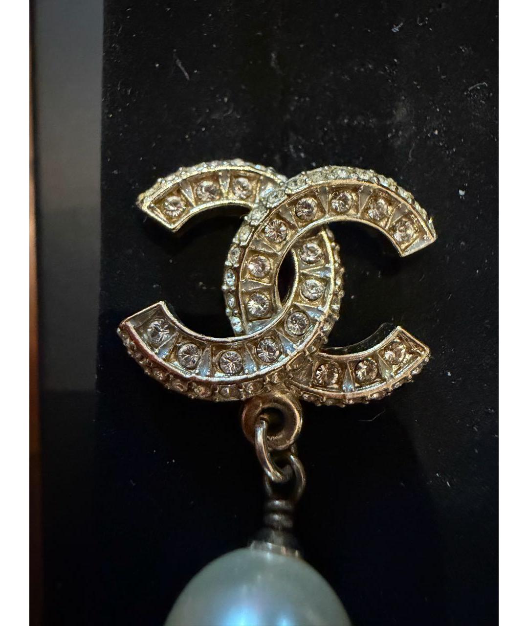 CHANEL Золотые серьги, фото 2