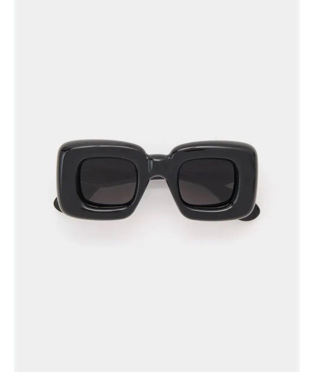 LOEWE Черные пластиковые солнцезащитные очки, фото 9