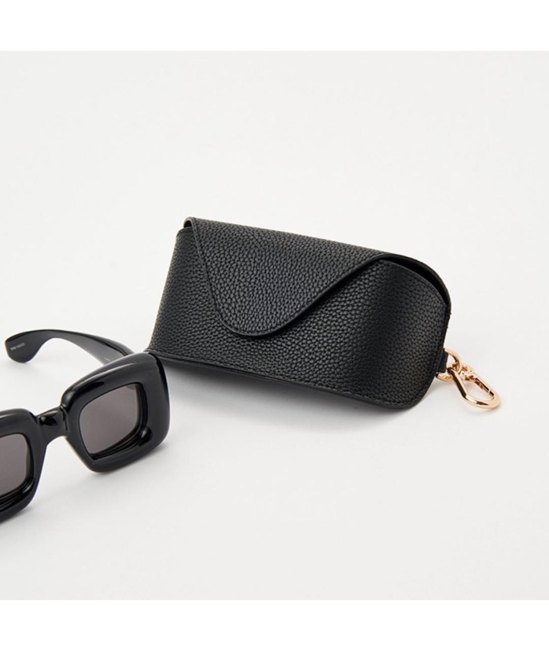 LOEWE Черные пластиковые солнцезащитные очки, фото 4