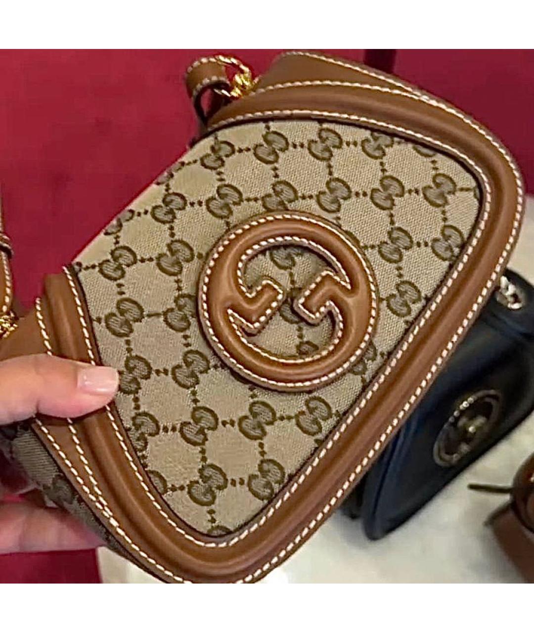 GUCCI Коричневая сумка через плечо, фото 2