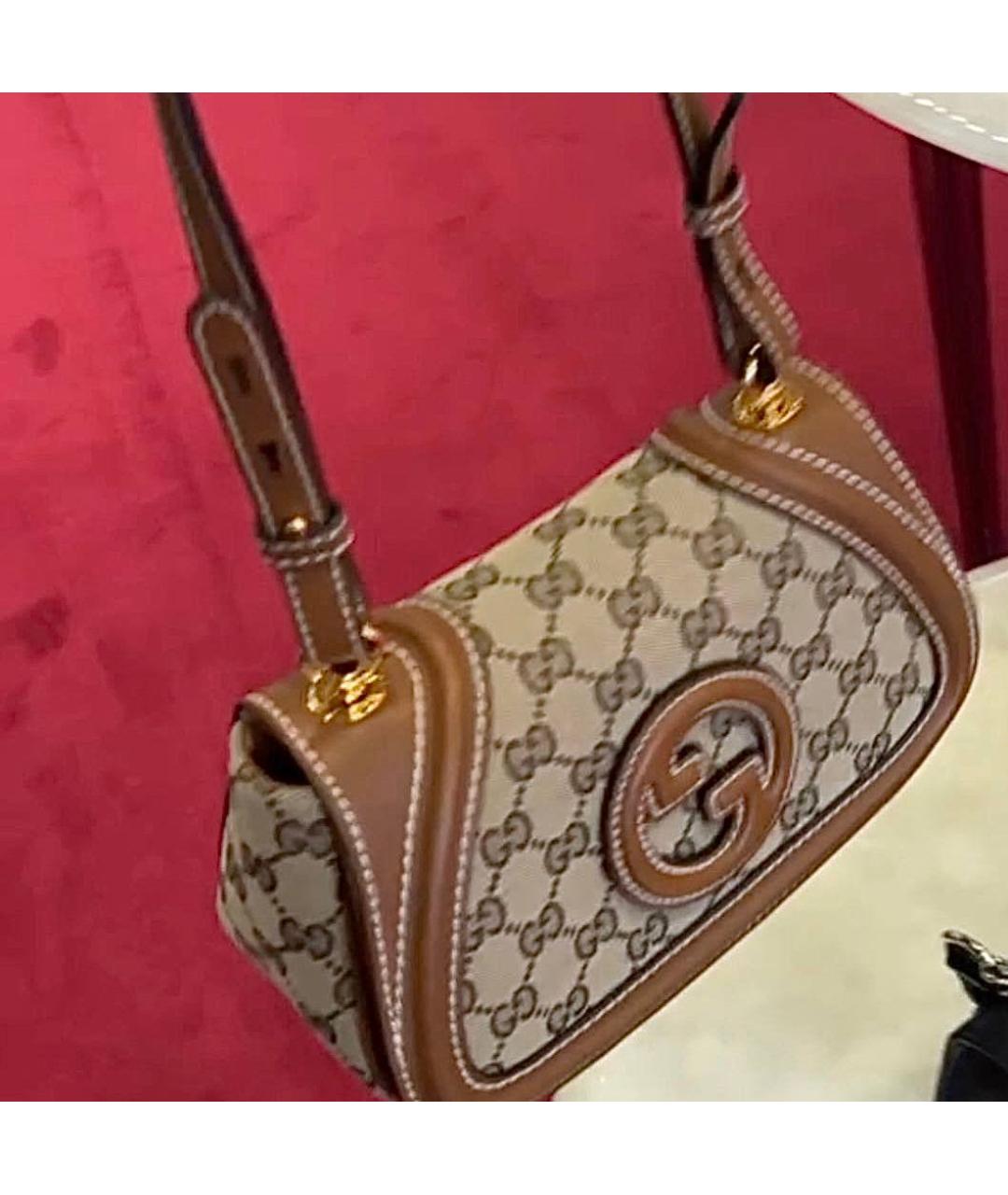 GUCCI Коричневая сумка через плечо, фото 3