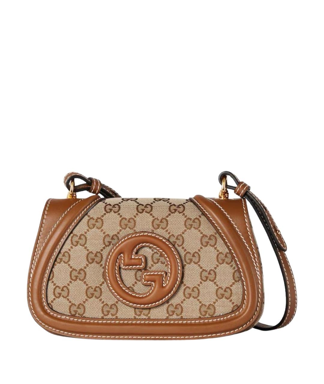 GUCCI Коричневая сумка через плечо, фото 1